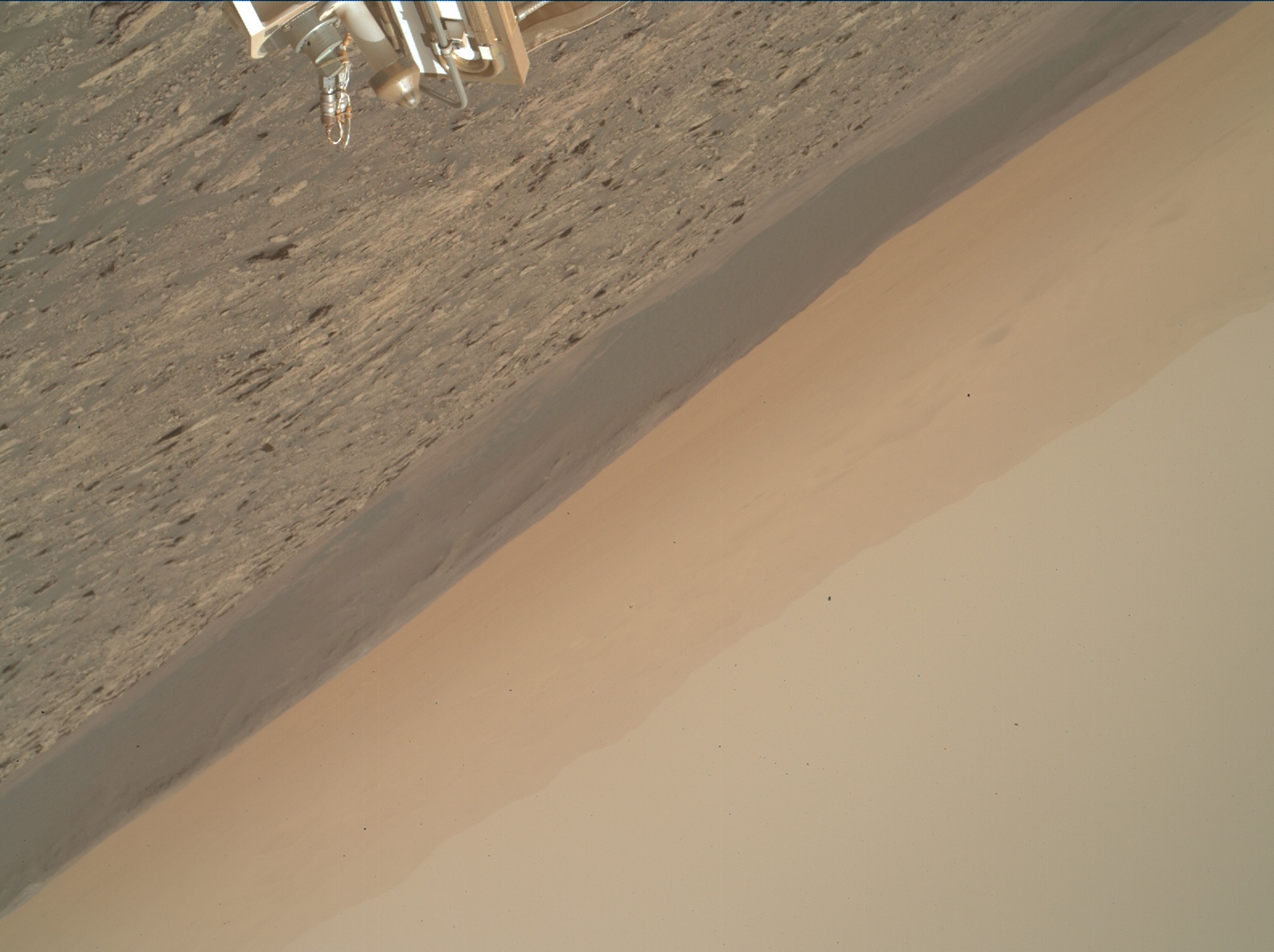 Nasa's Mars rover Curiosity acquired this image using its Mars Hand Lens Imager (MAHLI) on Sol 2922