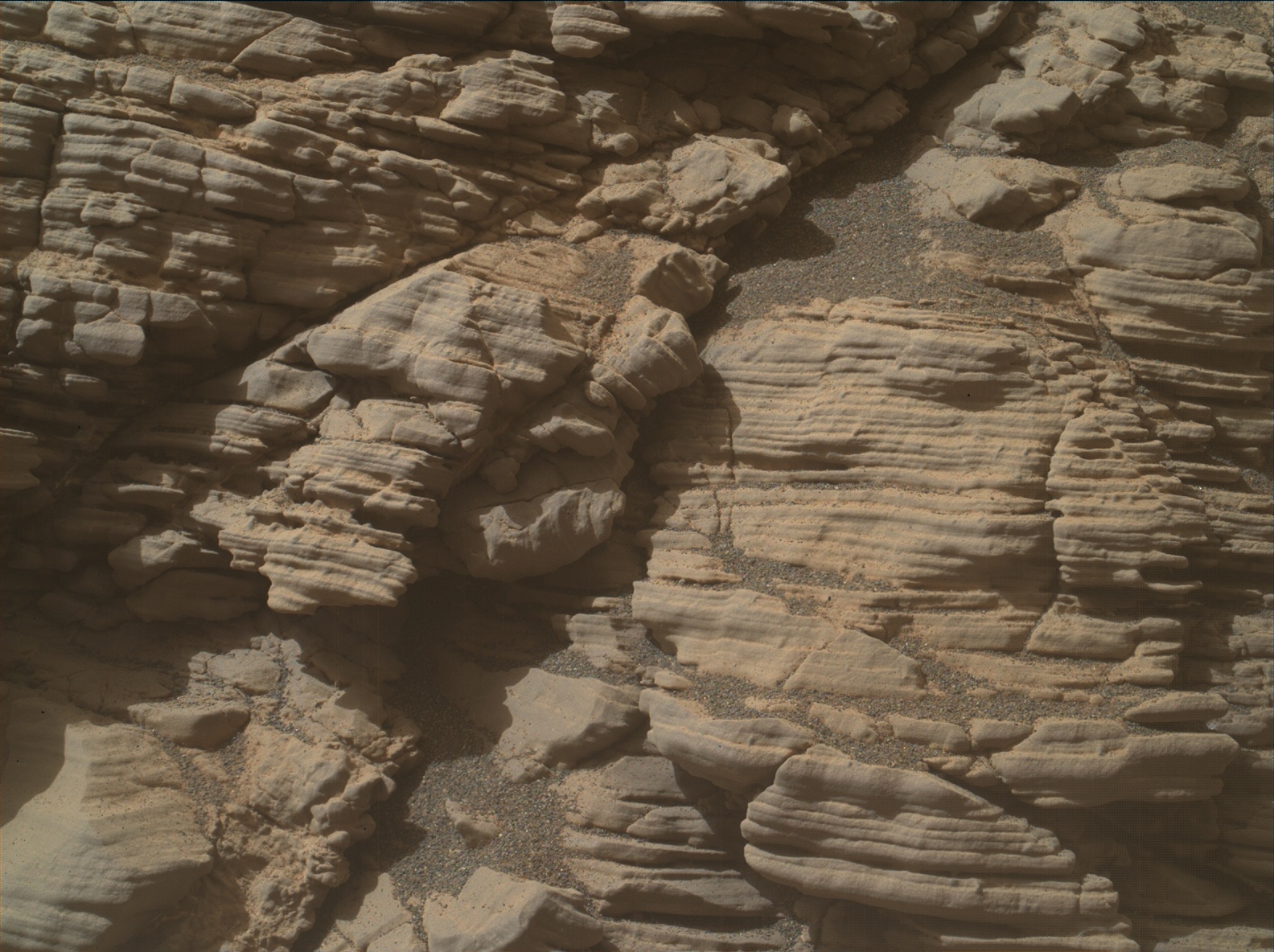 Nasa's Mars rover Curiosity acquired this image using its Mars Hand Lens Imager (MAHLI) on Sol 2929