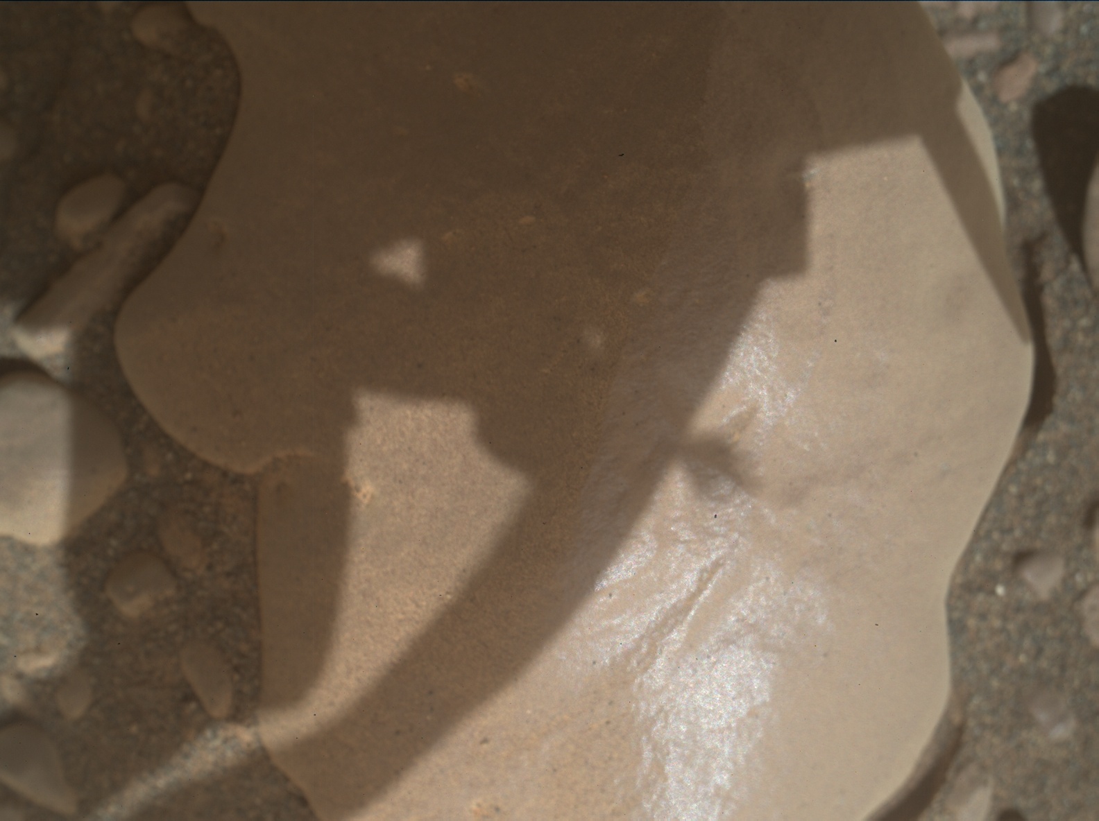 Nasa's Mars rover Curiosity acquired this image using its Mars Hand Lens Imager (MAHLI) on Sol 2931