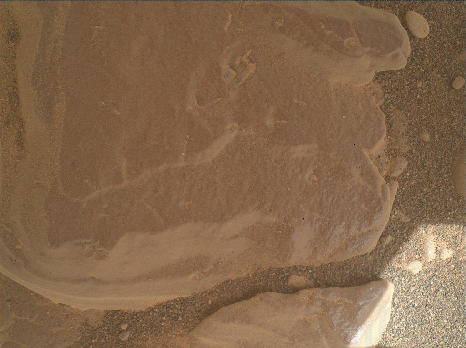 Nasa's Mars rover Curiosity acquired this image using its Mars Hand Lens Imager (MAHLI) on Sol 2933