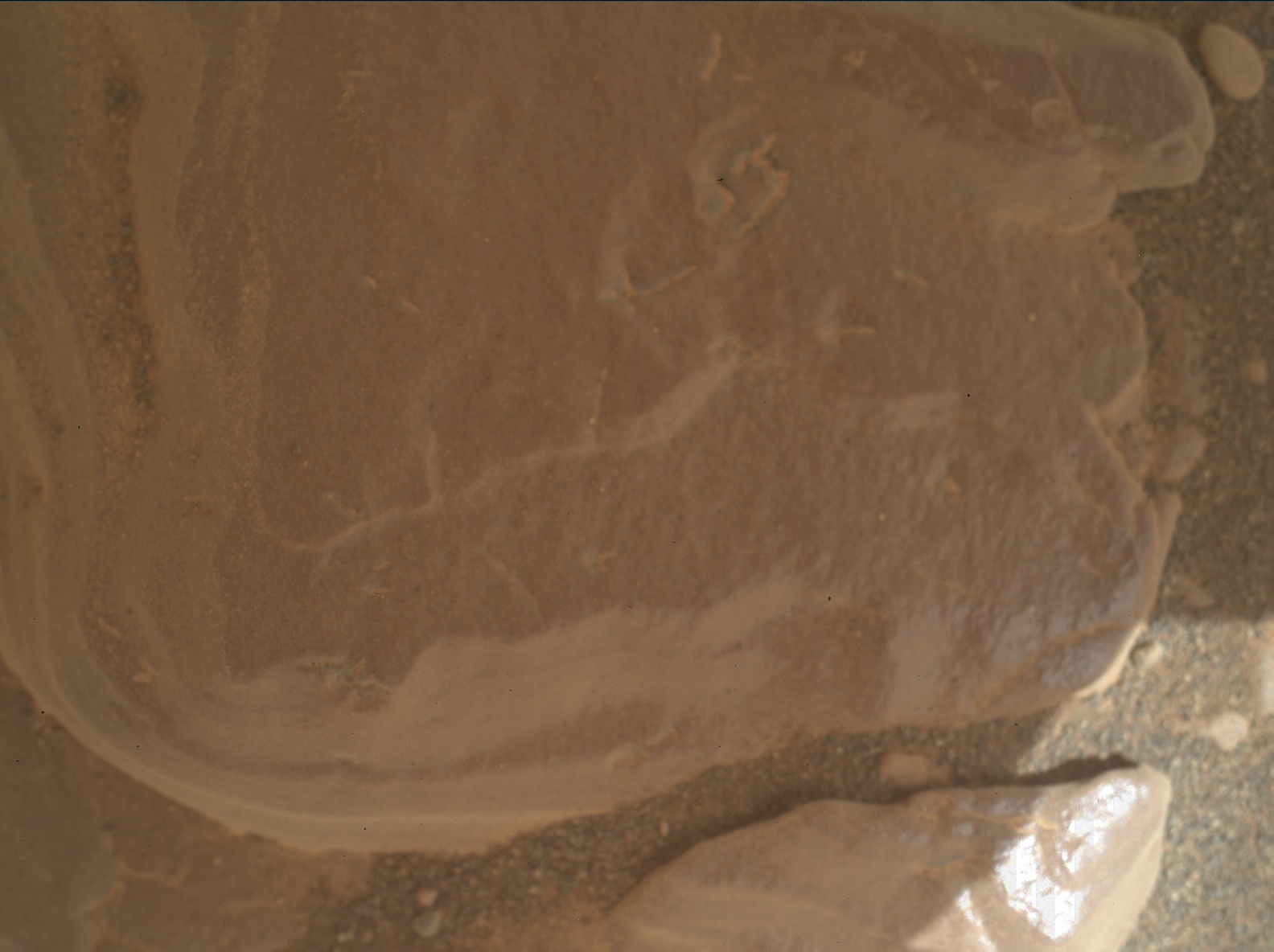 Nasa's Mars rover Curiosity acquired this image using its Mars Hand Lens Imager (MAHLI) on Sol 2933