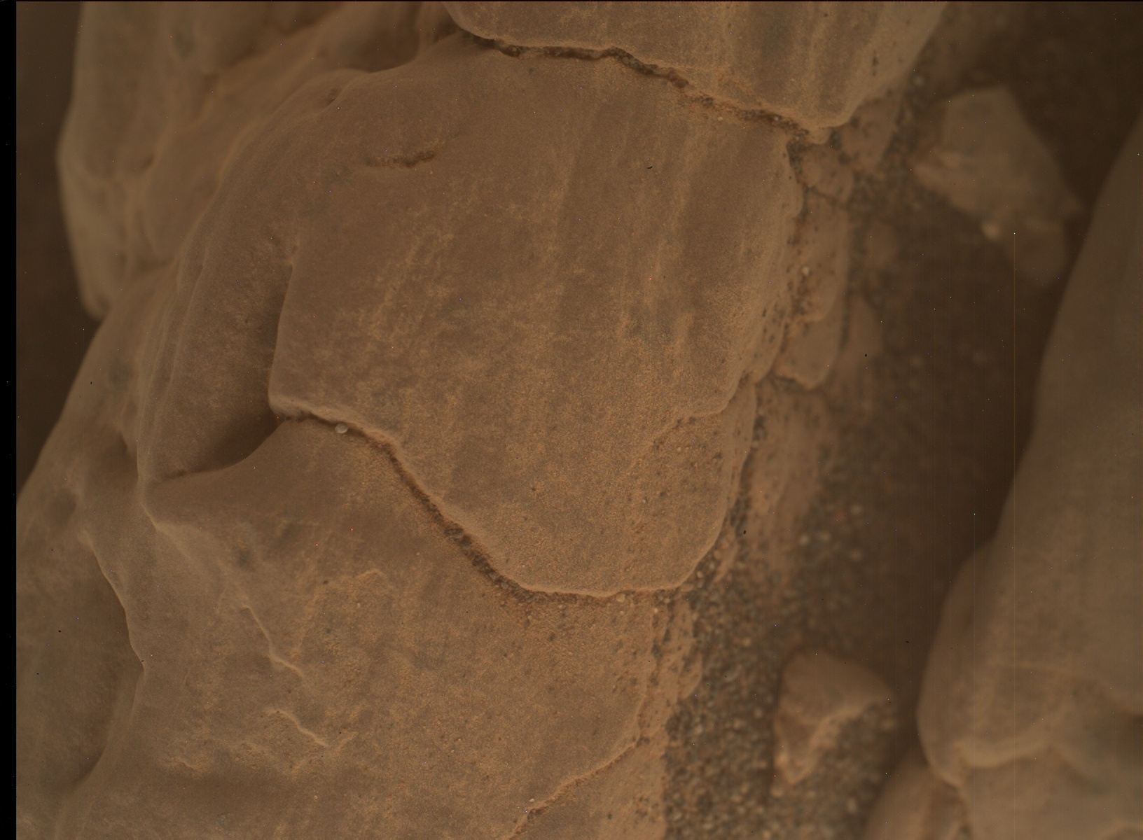 Nasa's Mars rover Curiosity acquired this image using its Mars Hand Lens Imager (MAHLI) on Sol 2942