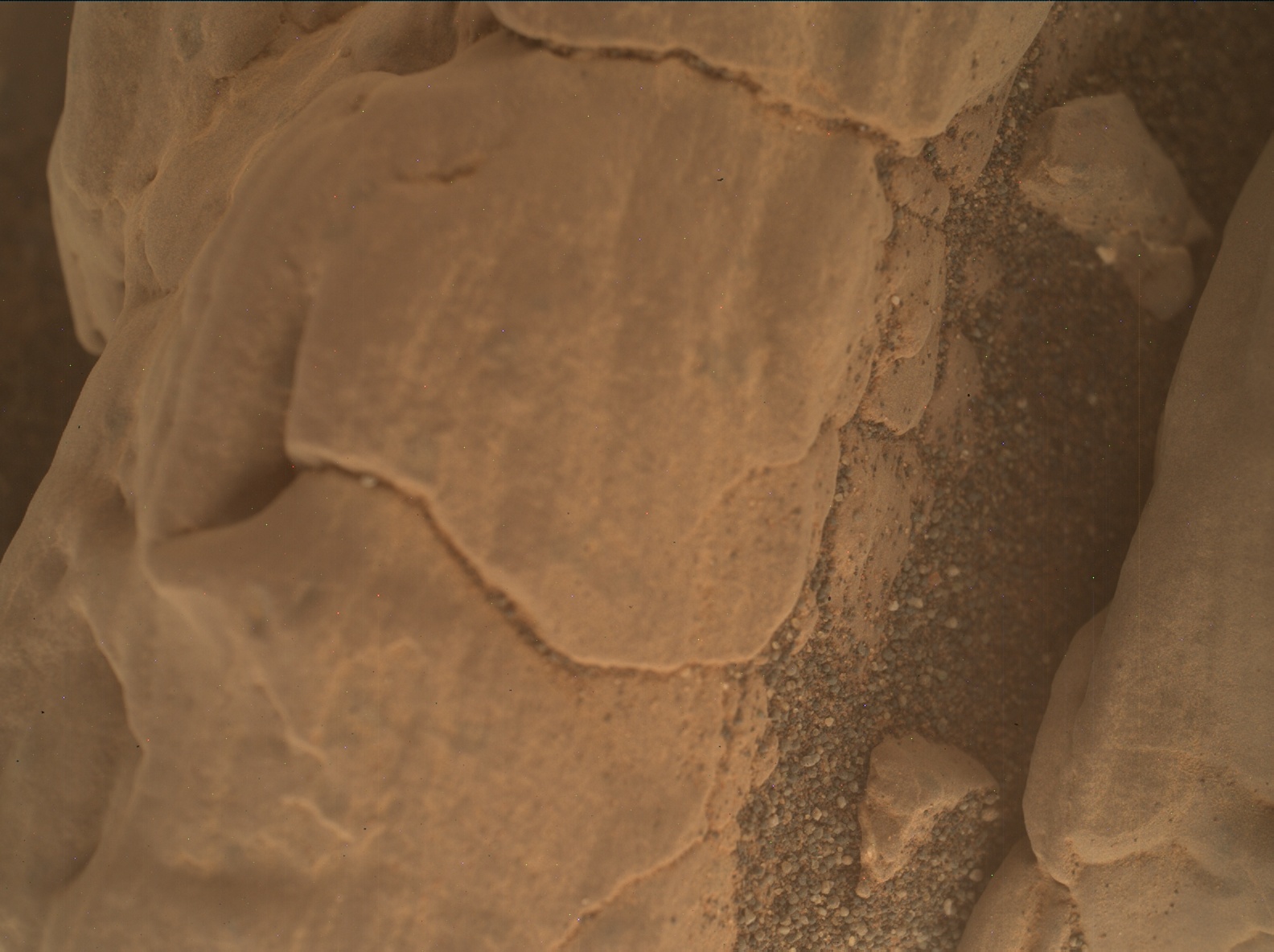 Nasa's Mars rover Curiosity acquired this image using its Mars Hand Lens Imager (MAHLI) on Sol 2942