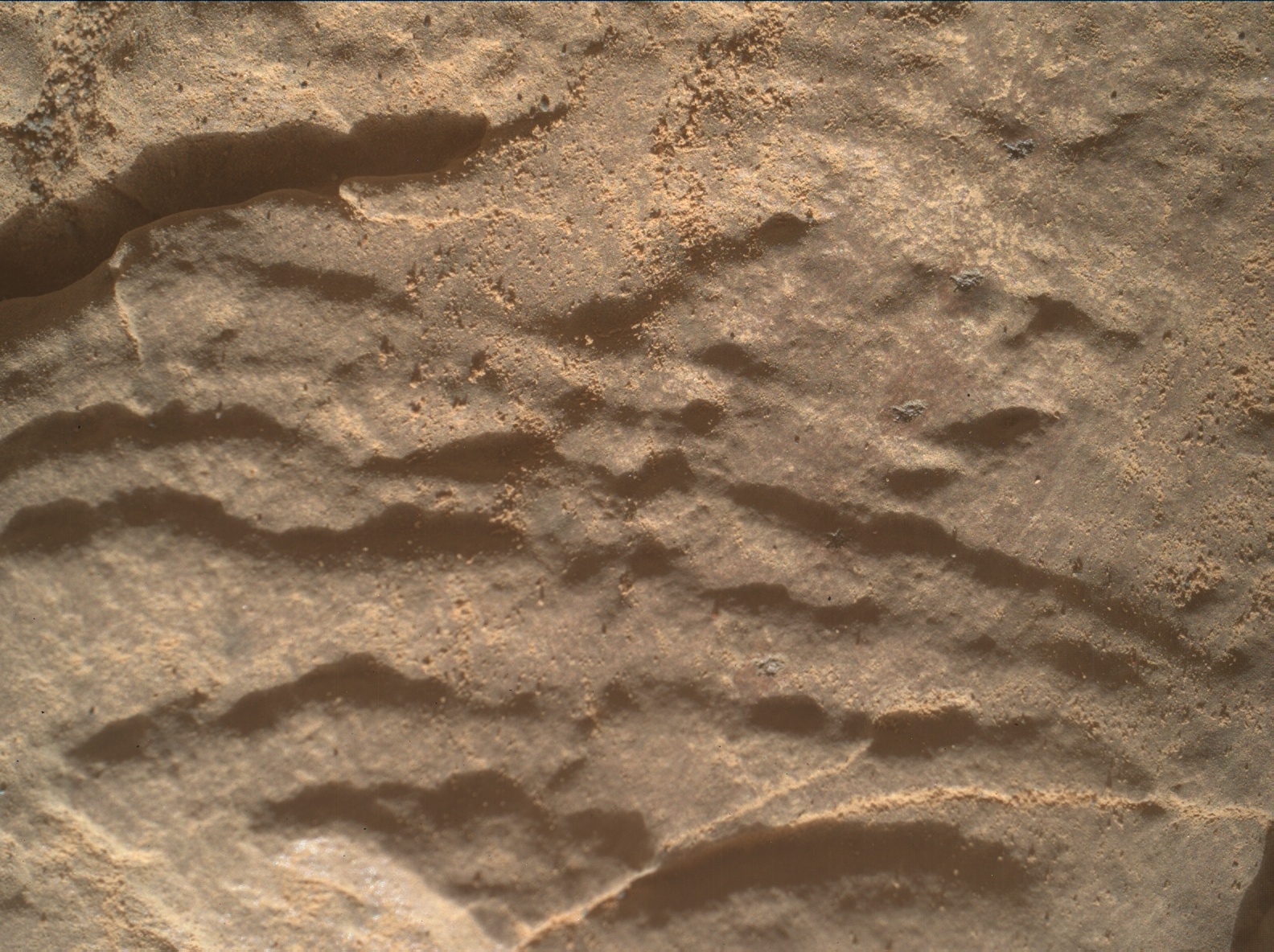 Nasa's Mars rover Curiosity acquired this image using its Mars Hand Lens Imager (MAHLI) on Sol 2945