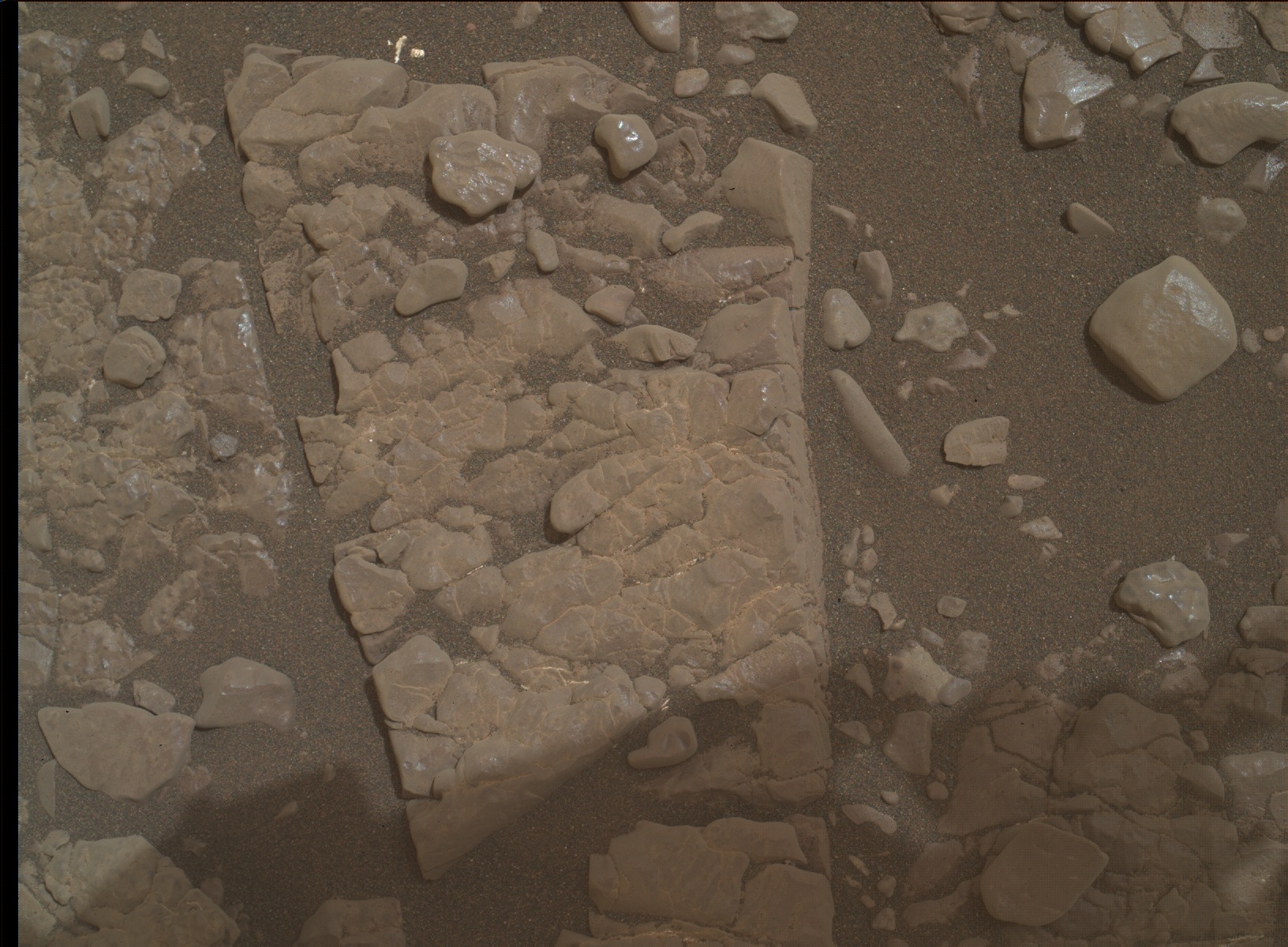 Nasa's Mars rover Curiosity acquired this image using its Mars Hand Lens Imager (MAHLI) on Sol 2967