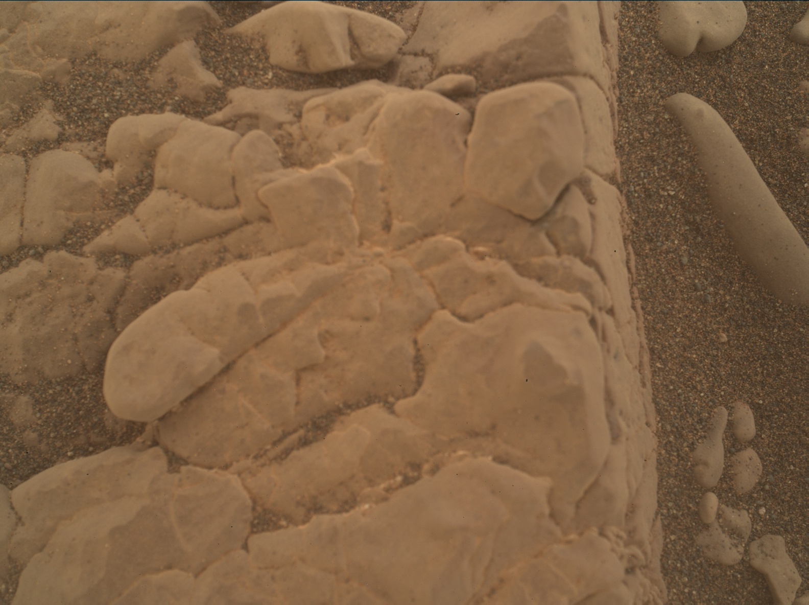 Nasa's Mars rover Curiosity acquired this image using its Mars Hand Lens Imager (MAHLI) on Sol 2967