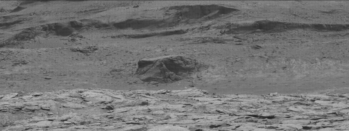 Nasa's Mars rover Curiosity acquired this image using its Mast Camera (Mastcam) on Sol 3017