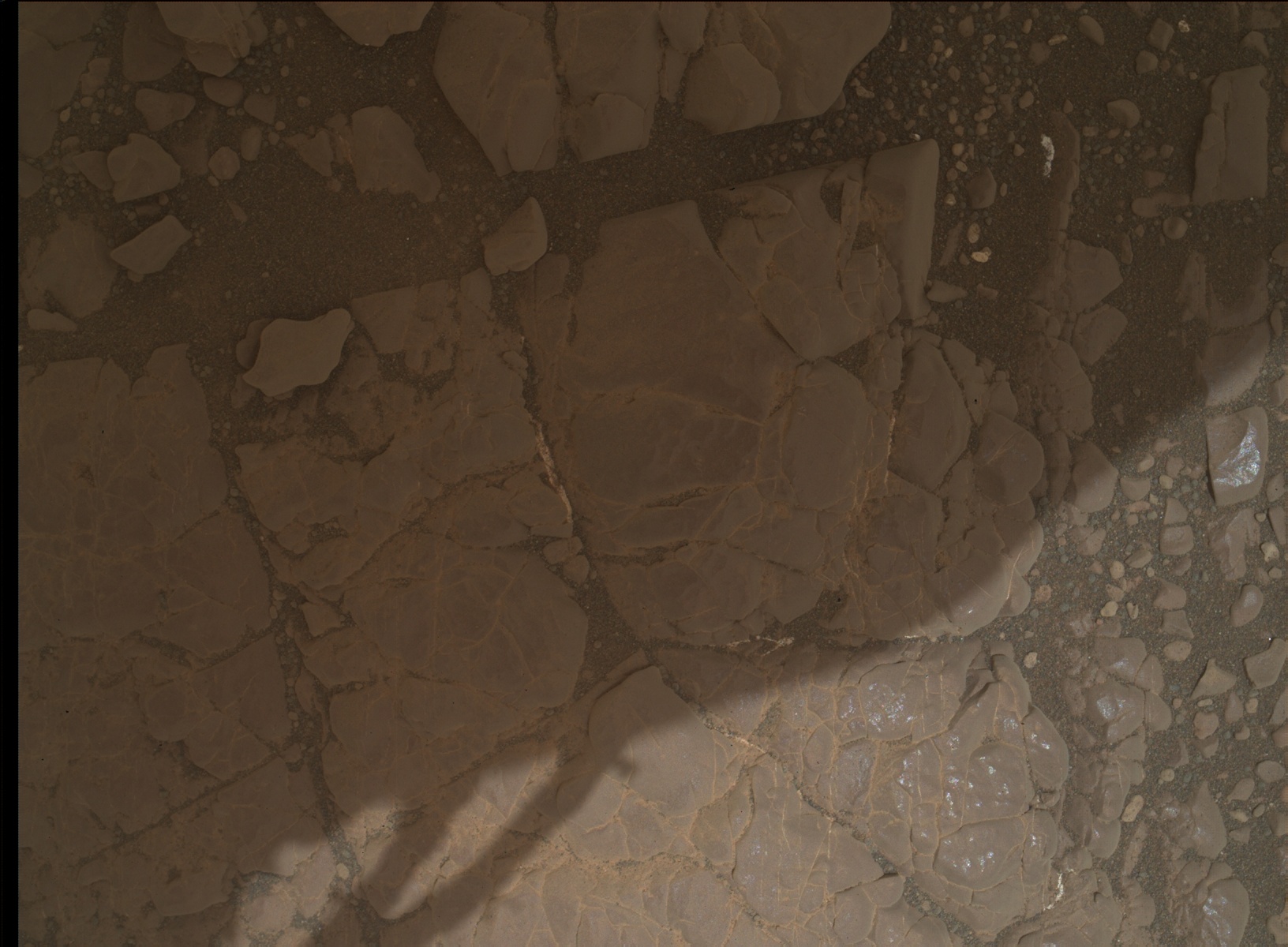 Nasa's Mars rover Curiosity acquired this image using its Mars Hand Lens Imager (MAHLI) on Sol 3022
