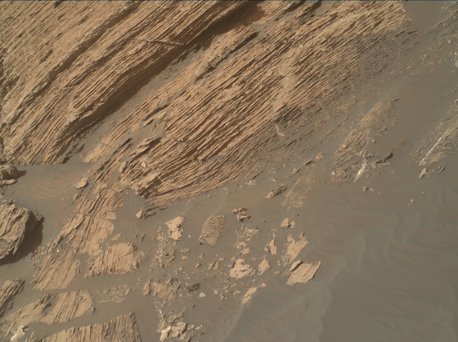 Nasa's Mars rover Curiosity acquired this image using its Mars Hand Lens Imager (MAHLI) on Sol 3070