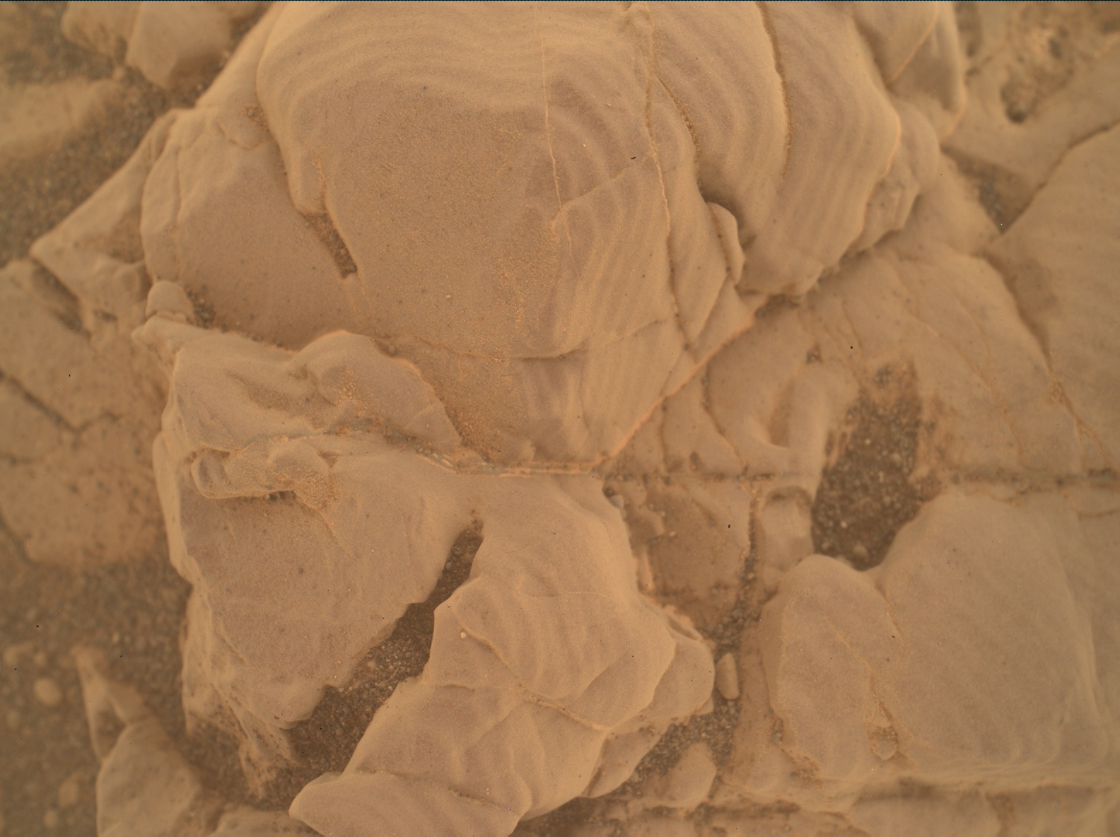 Nasa's Mars rover Curiosity acquired this image using its Mars Hand Lens Imager (MAHLI) on Sol 3076