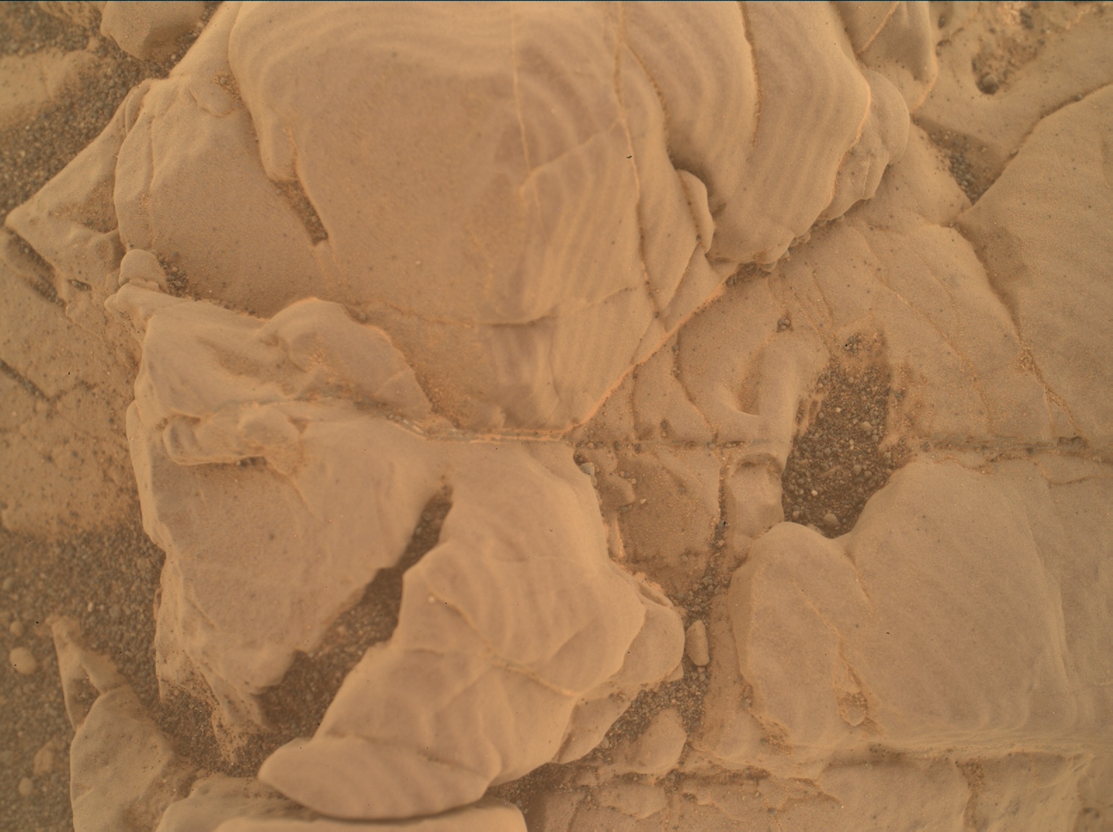 Nasa's Mars rover Curiosity acquired this image using its Mars Hand Lens Imager (MAHLI) on Sol 3076