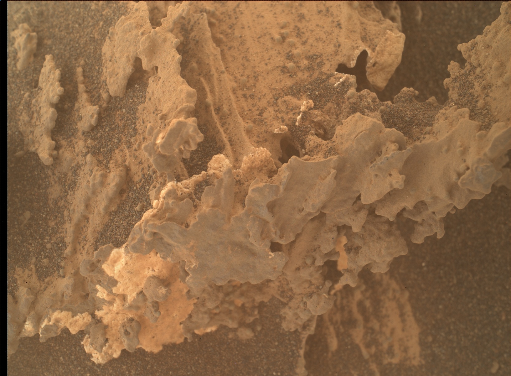 Nasa's Mars rover Curiosity acquired this image using its Mars Hand Lens Imager (MAHLI) on Sol 3083