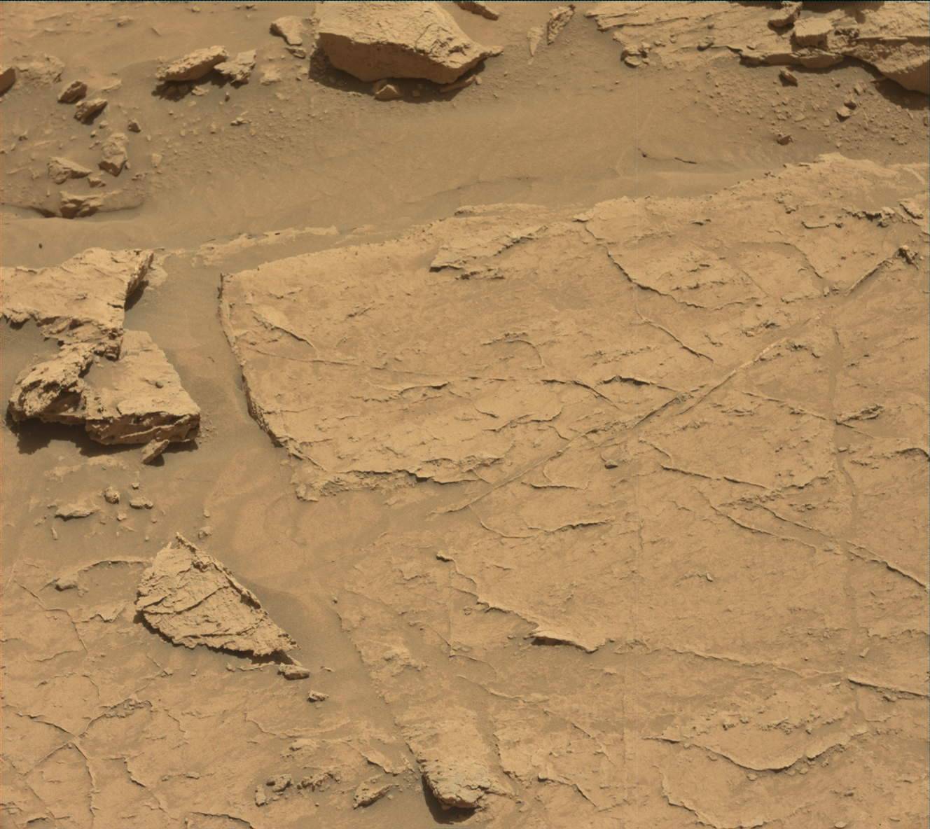 Nasa's Mars rover Curiosity acquired this image using its Mast Camera (Mastcam) on Sol 3104