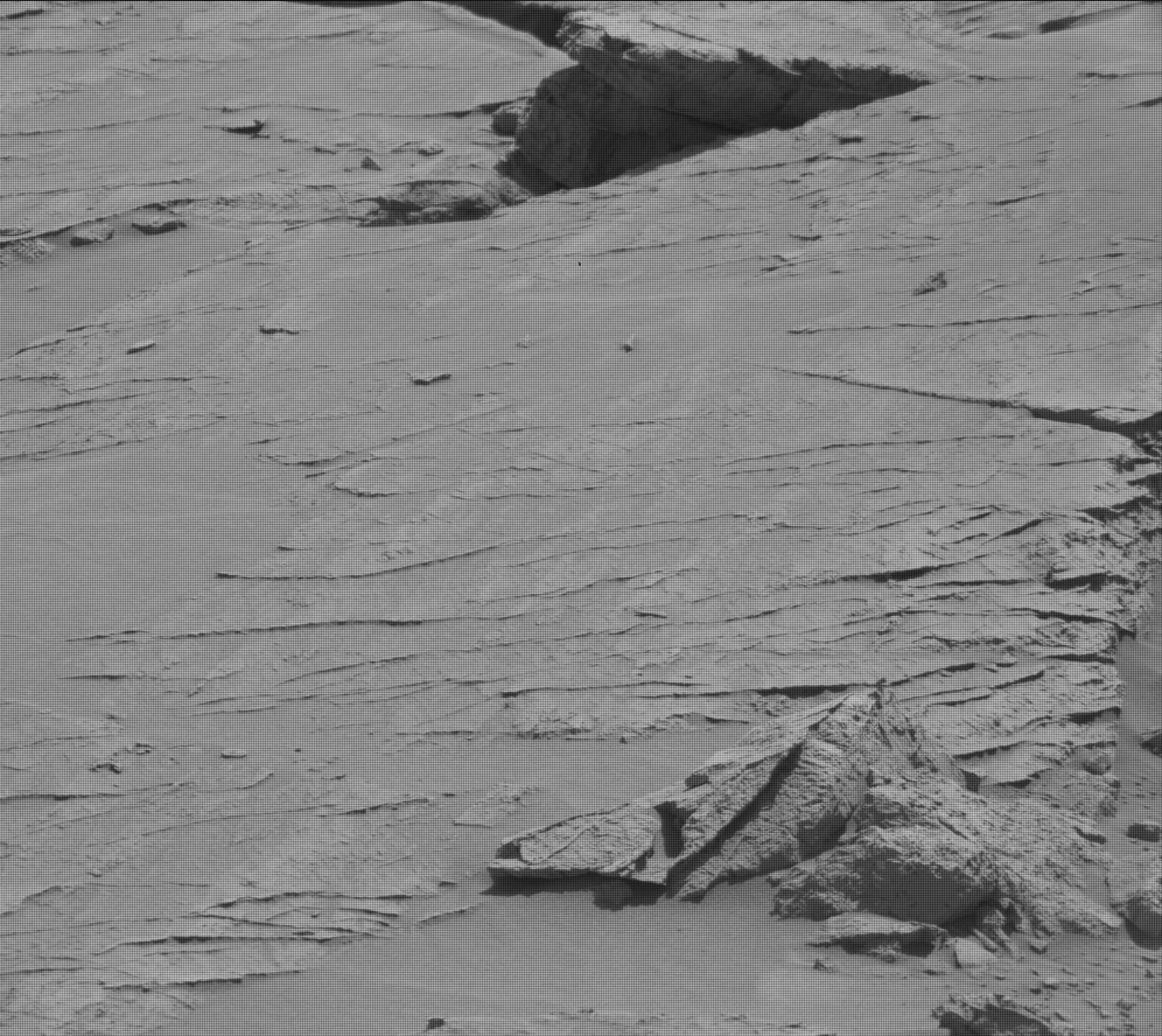 Nasa's Mars rover Curiosity acquired this image using its Mast Camera (Mastcam) on Sol 3105