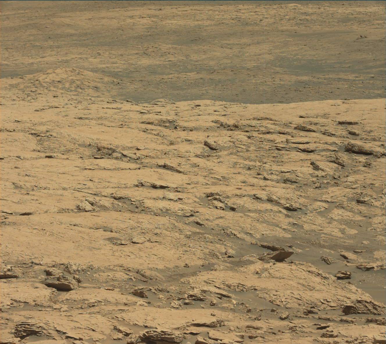 Nasa's Mars rover Curiosity acquired this image using its Mast Camera (Mastcam) on Sol 3107