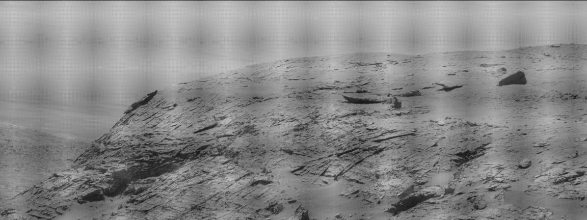 Nasa's Mars rover Curiosity acquired this image using its Mast Camera (Mastcam) on Sol 3117