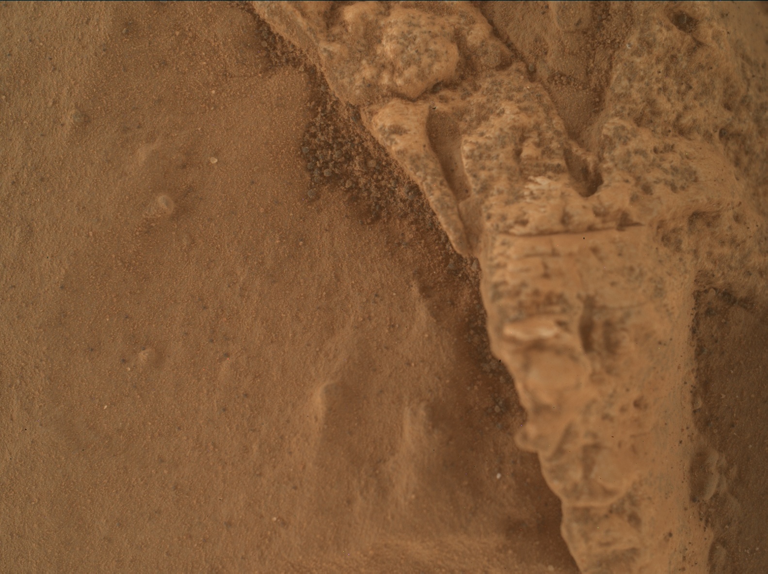 Nasa's Mars rover Curiosity acquired this image using its Mars Hand Lens Imager (MAHLI) on Sol 3117