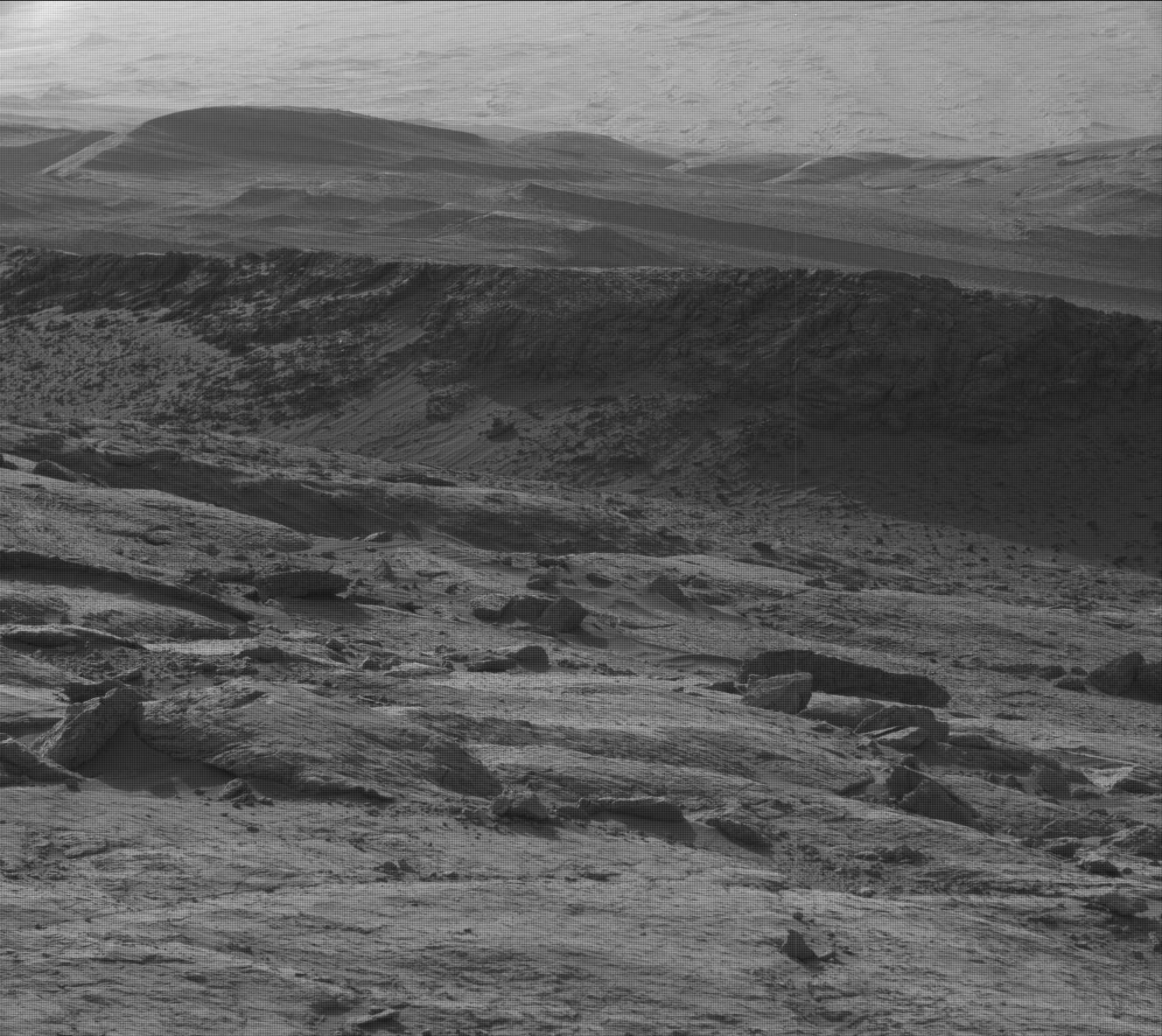 Nasa's Mars rover Curiosity acquired this image using its Mast Camera (Mastcam) on Sol 3120