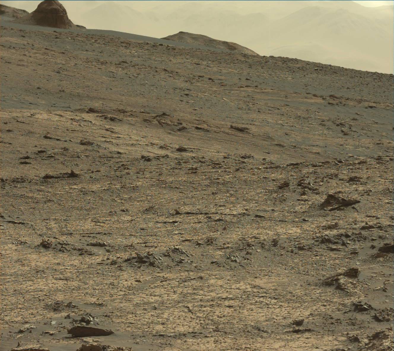 Nasa's Mars rover Curiosity acquired this image using its Mast Camera (Mastcam) on Sol 3138