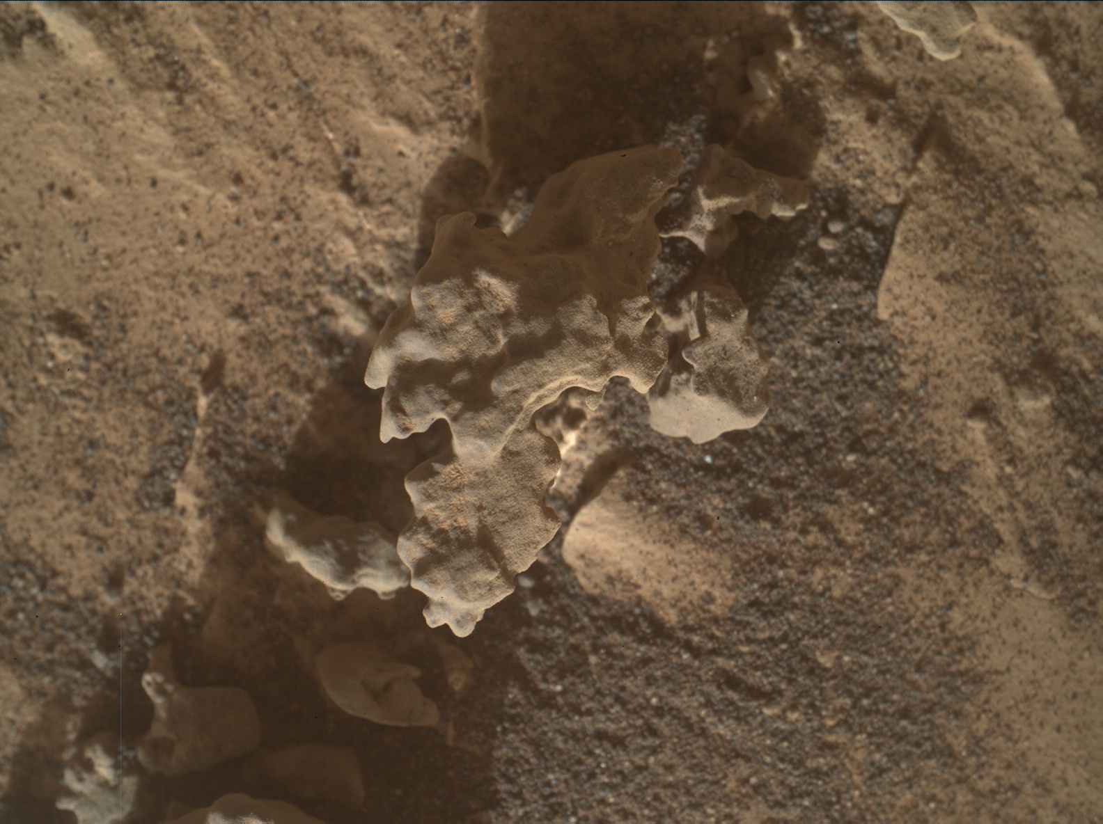 Nasa's Mars rover Curiosity acquired this image using its Mars Hand Lens Imager (MAHLI) on Sol 3144