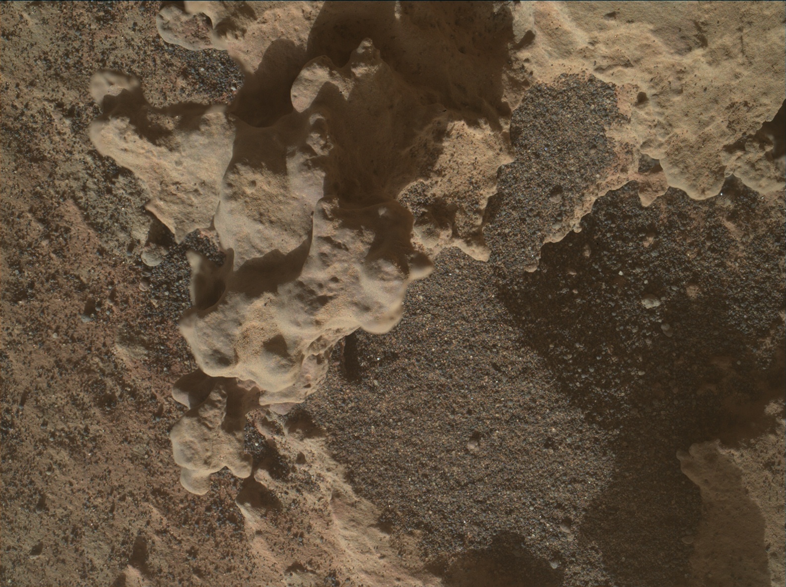 Nasa's Mars rover Curiosity acquired this image using its Mars Hand Lens Imager (MAHLI) on Sol 3147