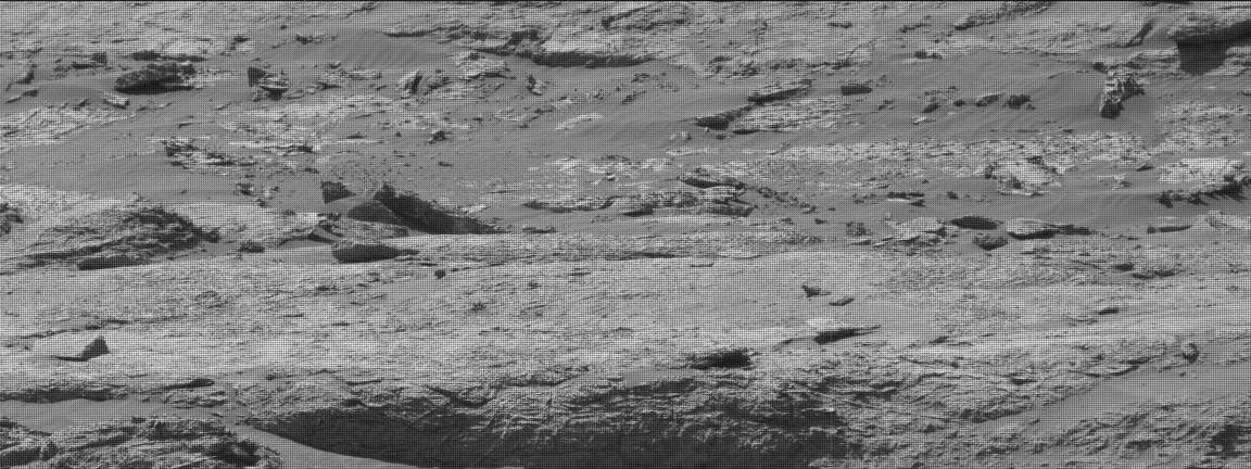 Nasa's Mars rover Curiosity acquired this image using its Mast Camera (Mastcam) on Sol 3153