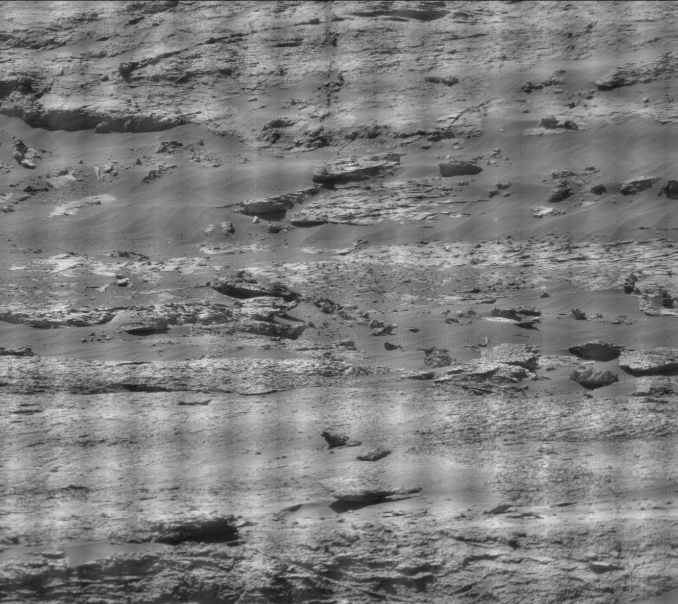 Nasa's Mars rover Curiosity acquired this image using its Mast Camera (Mastcam) on Sol 3153