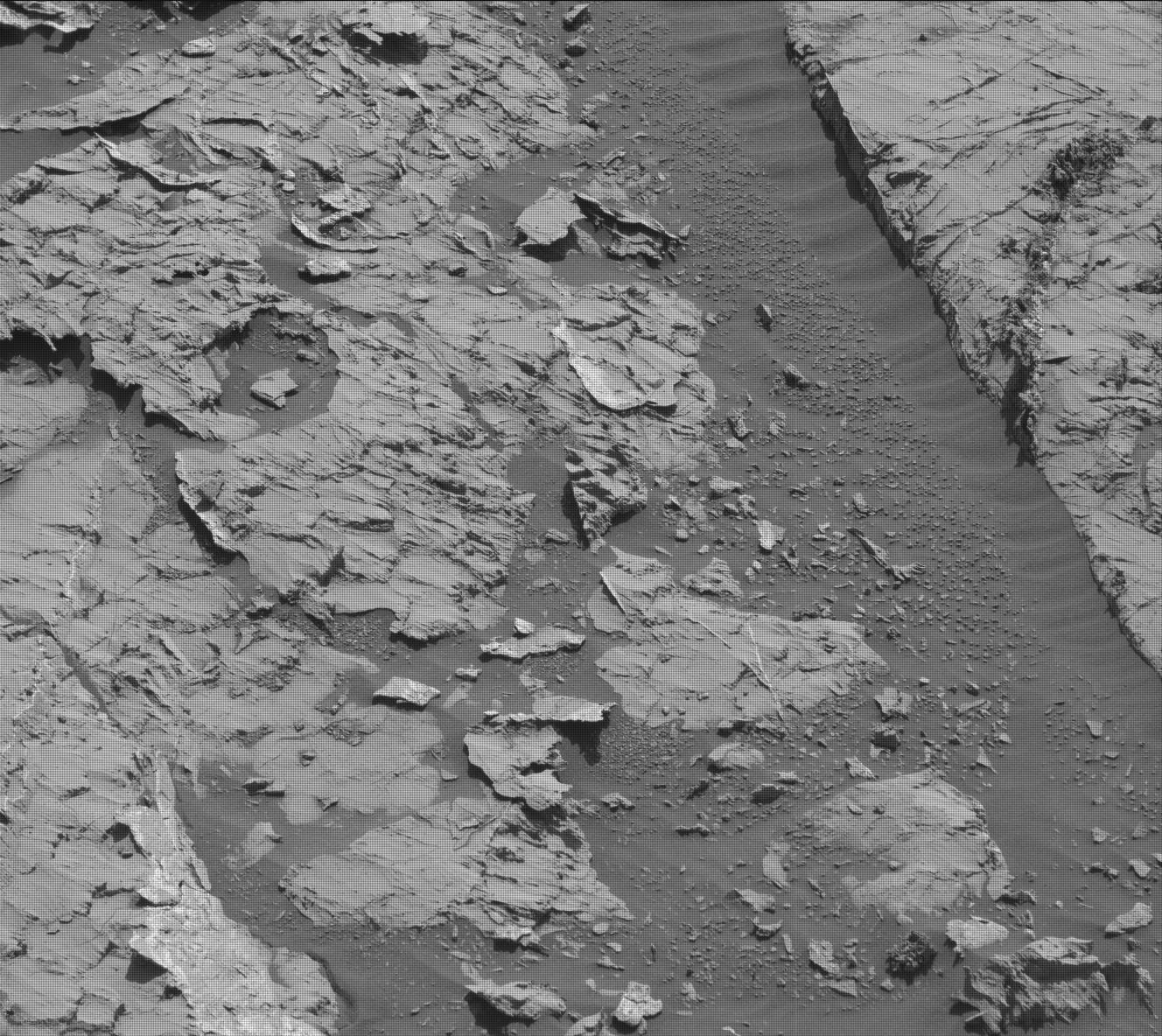 Nasa's Mars rover Curiosity acquired this image using its Mast Camera (Mastcam) on Sol 3154