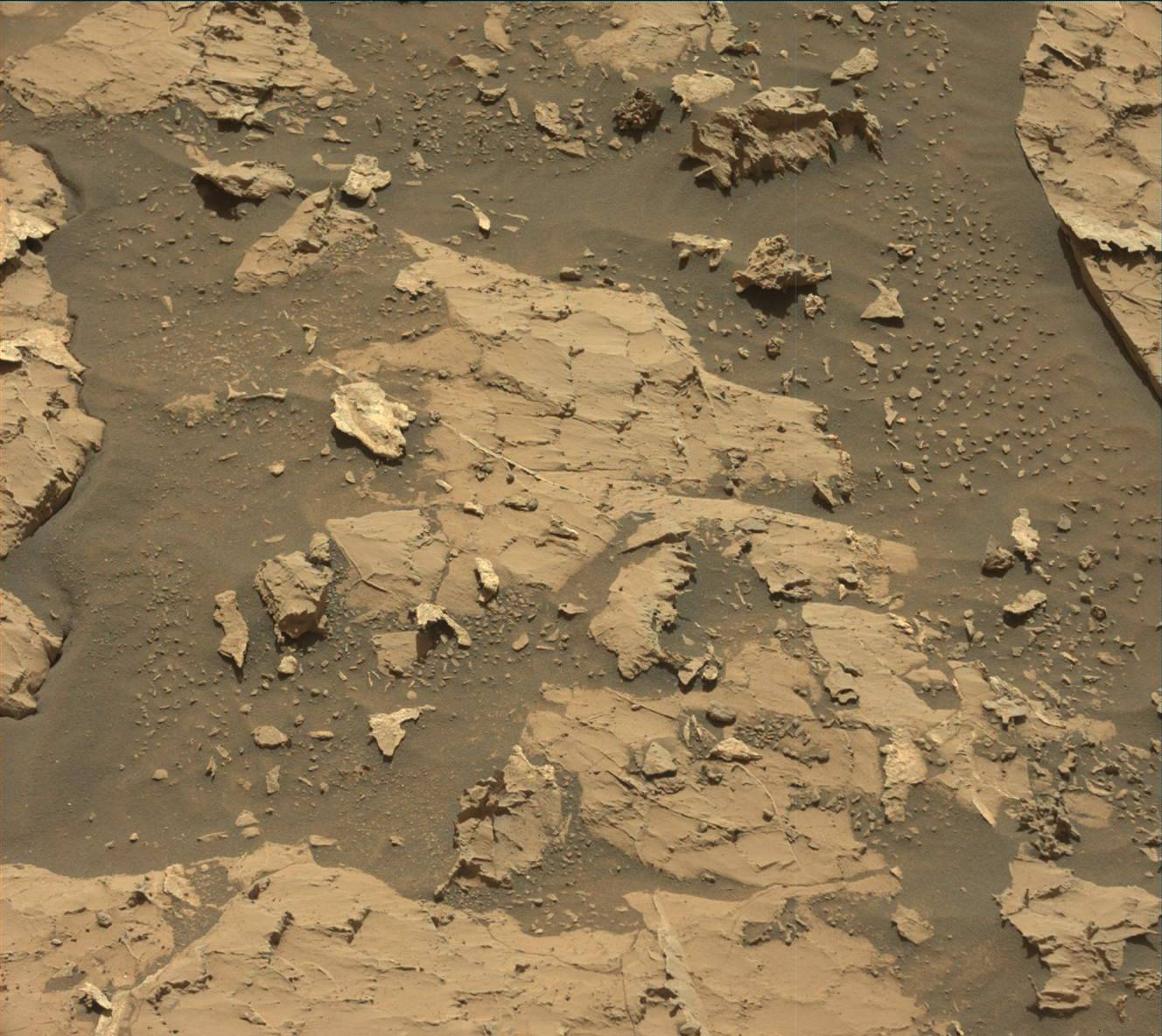 Nasa's Mars rover Curiosity acquired this image using its Mast Camera (Mastcam) on Sol 3154