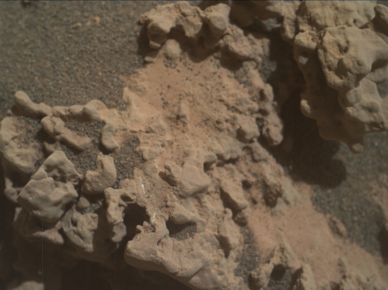 Nasa's Mars rover Curiosity acquired this image using its Mars Hand Lens Imager (MAHLI) on Sol 3160