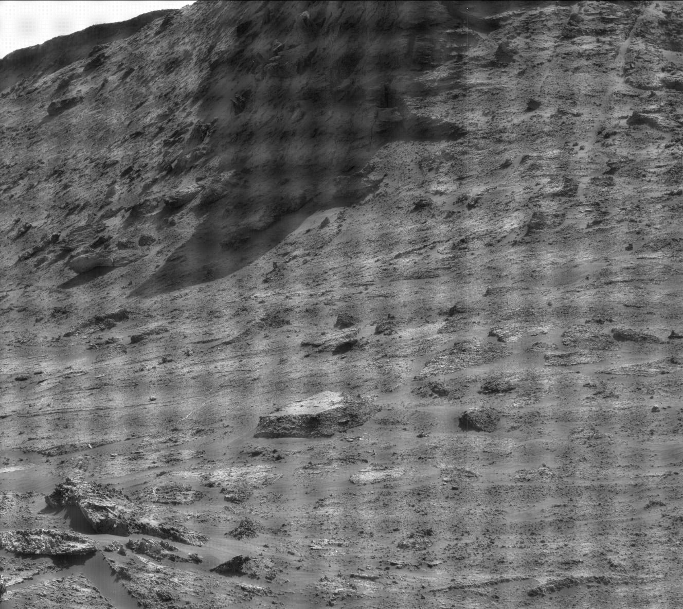 Nasa's Mars rover Curiosity acquired this image using its Mast Camera (Mastcam) on Sol 3161