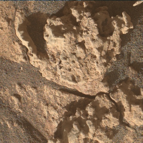 Nasa's Mars rover Curiosity acquired this image using its Mars Hand Lens Imager (MAHLI) on Sol 3178