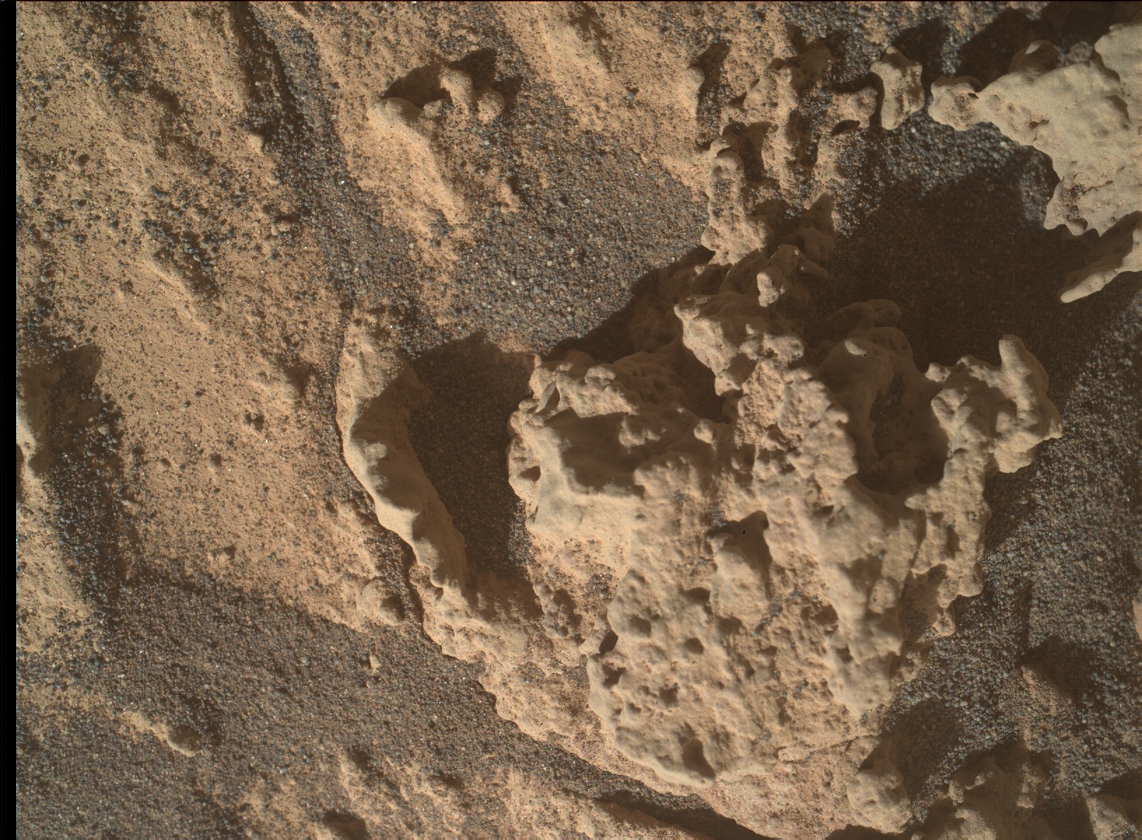 Nasa's Mars rover Curiosity acquired this image using its Mars Hand Lens Imager (MAHLI) on Sol 3180