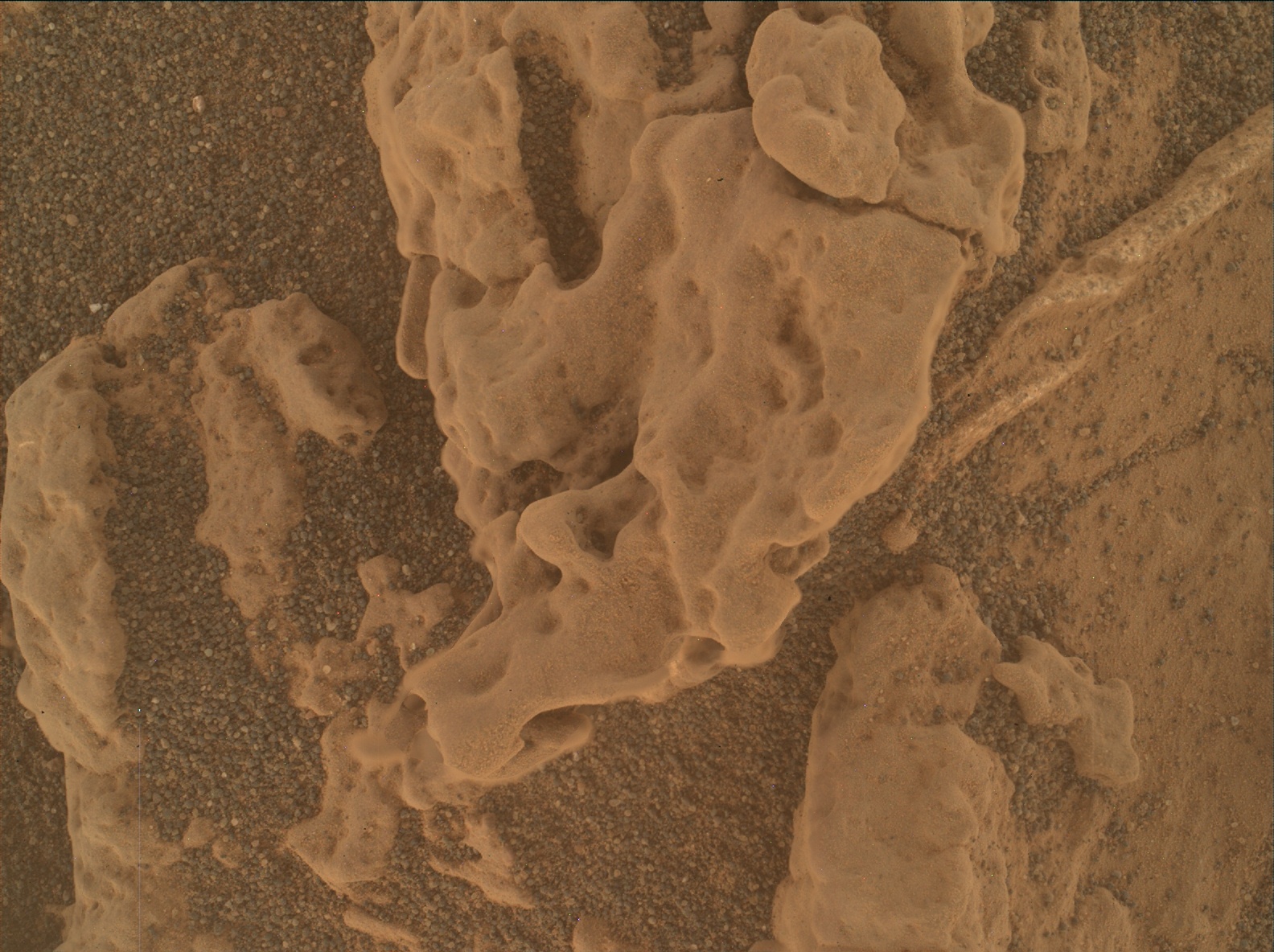 Nasa's Mars rover Curiosity acquired this image using its Mars Hand Lens Imager (MAHLI) on Sol 3185
