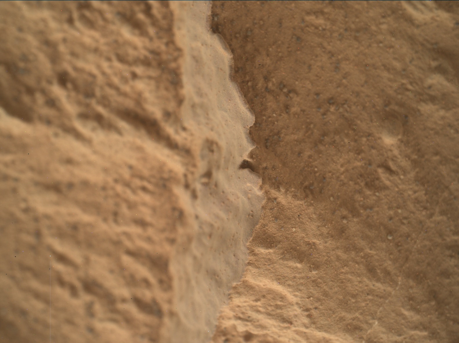 Nasa's Mars rover Curiosity acquired this image using its Mars Hand Lens Imager (MAHLI) on Sol 3187