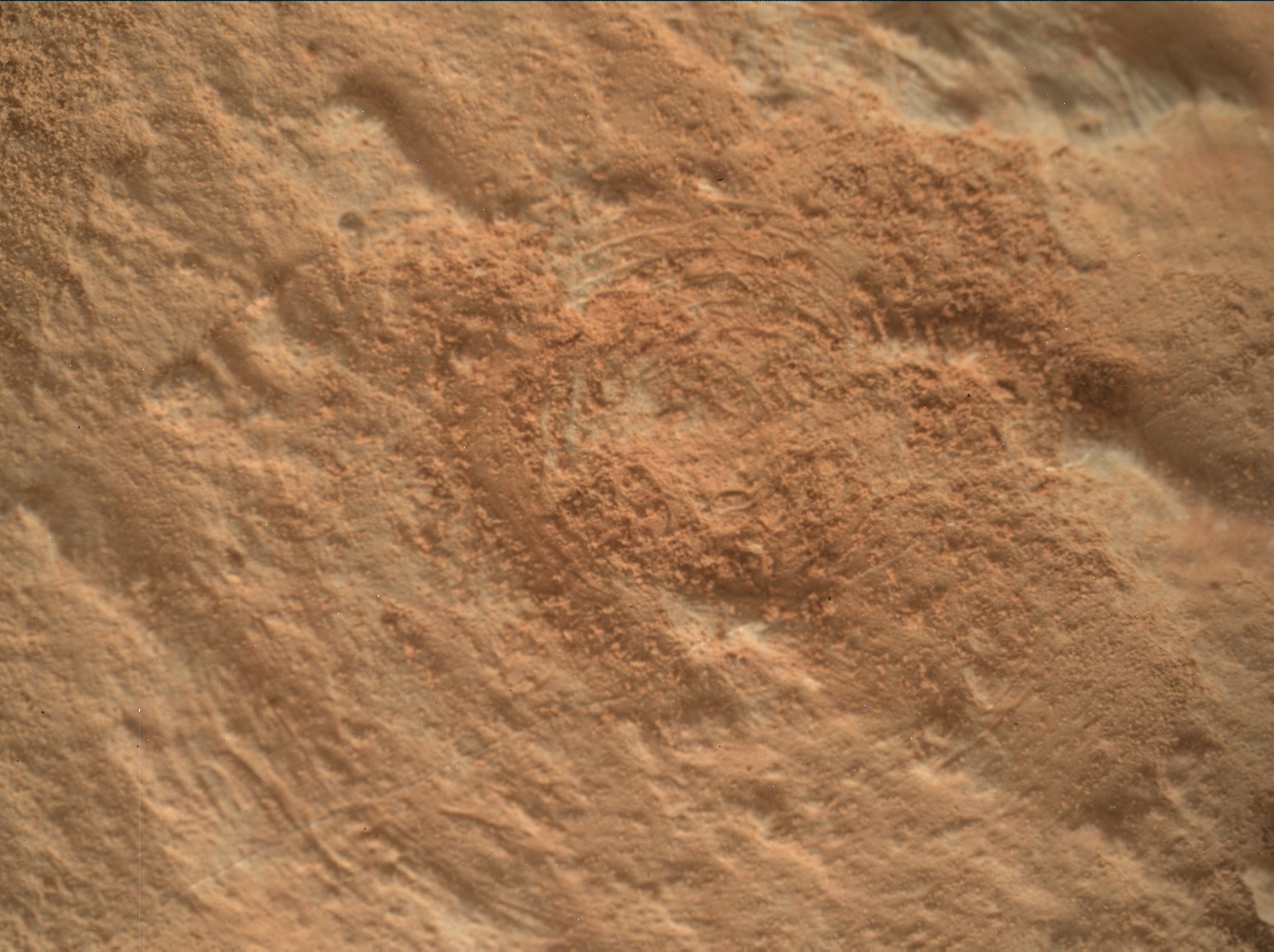 Nasa's Mars rover Curiosity acquired this image using its Mars Hand Lens Imager (MAHLI) on Sol 3187