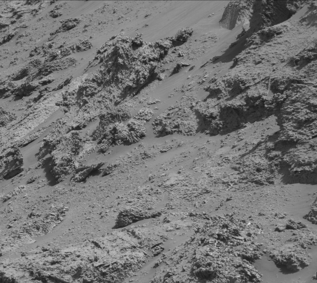 Nasa's Mars rover Curiosity acquired this image using its Mast Camera (Mastcam) on Sol 3188
