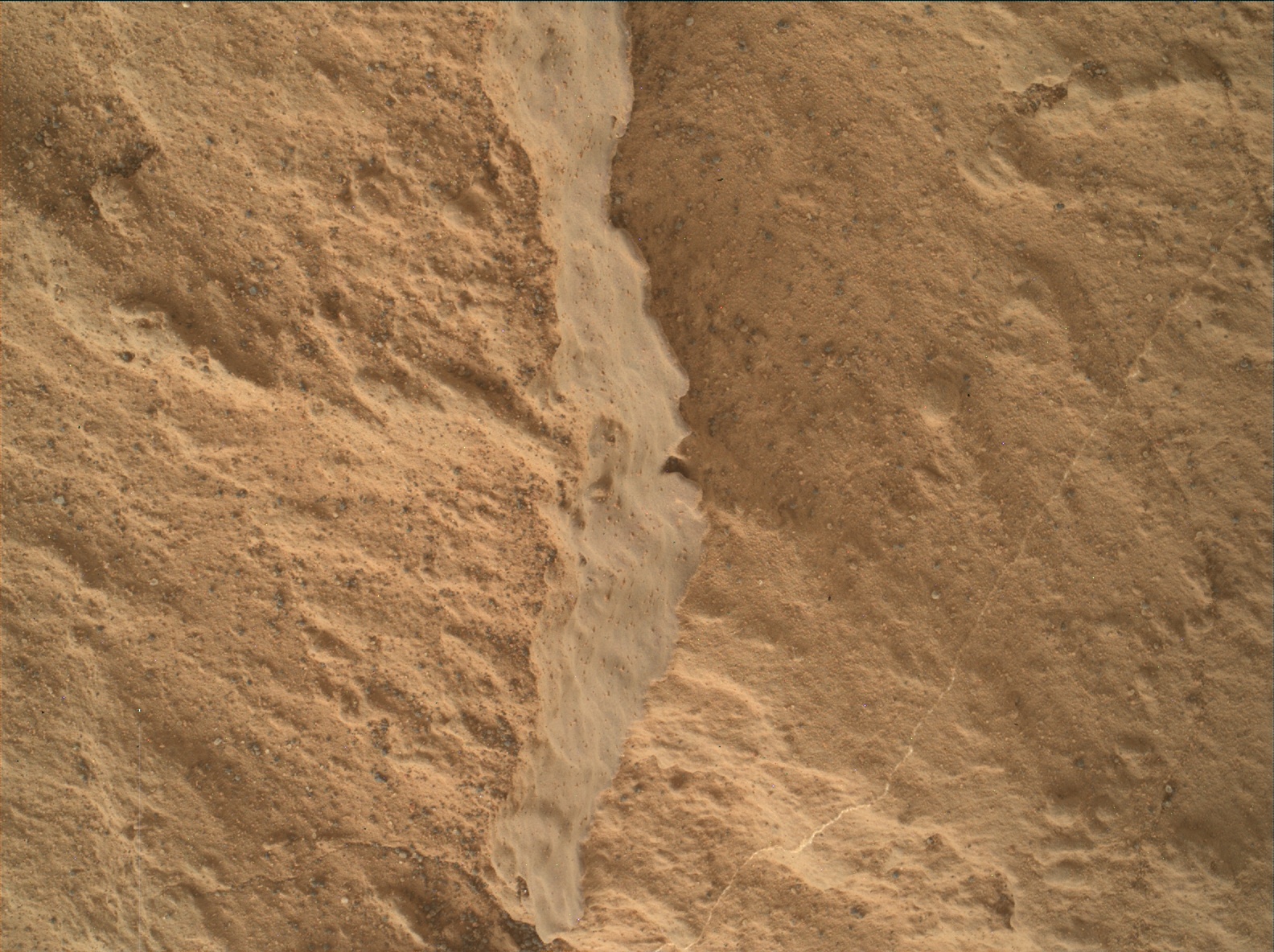 Nasa's Mars rover Curiosity acquired this image using its Mars Hand Lens Imager (MAHLI) on Sol 3188