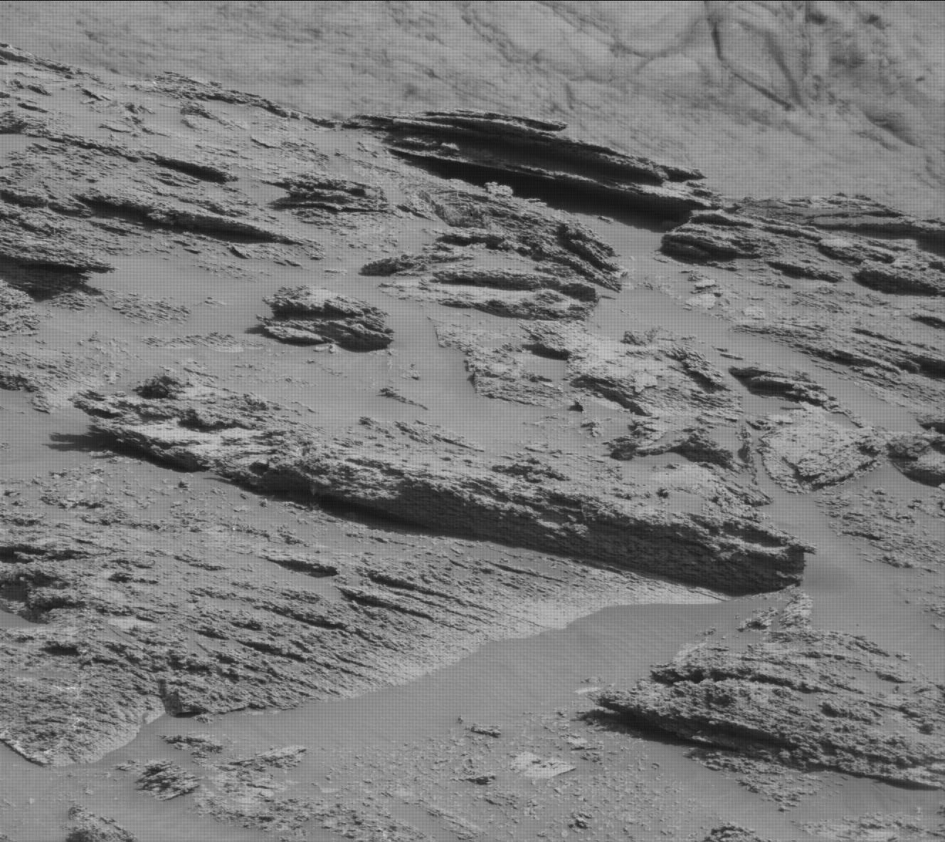 Nasa's Mars rover Curiosity acquired this image using its Mast Camera (Mastcam) on Sol 3189