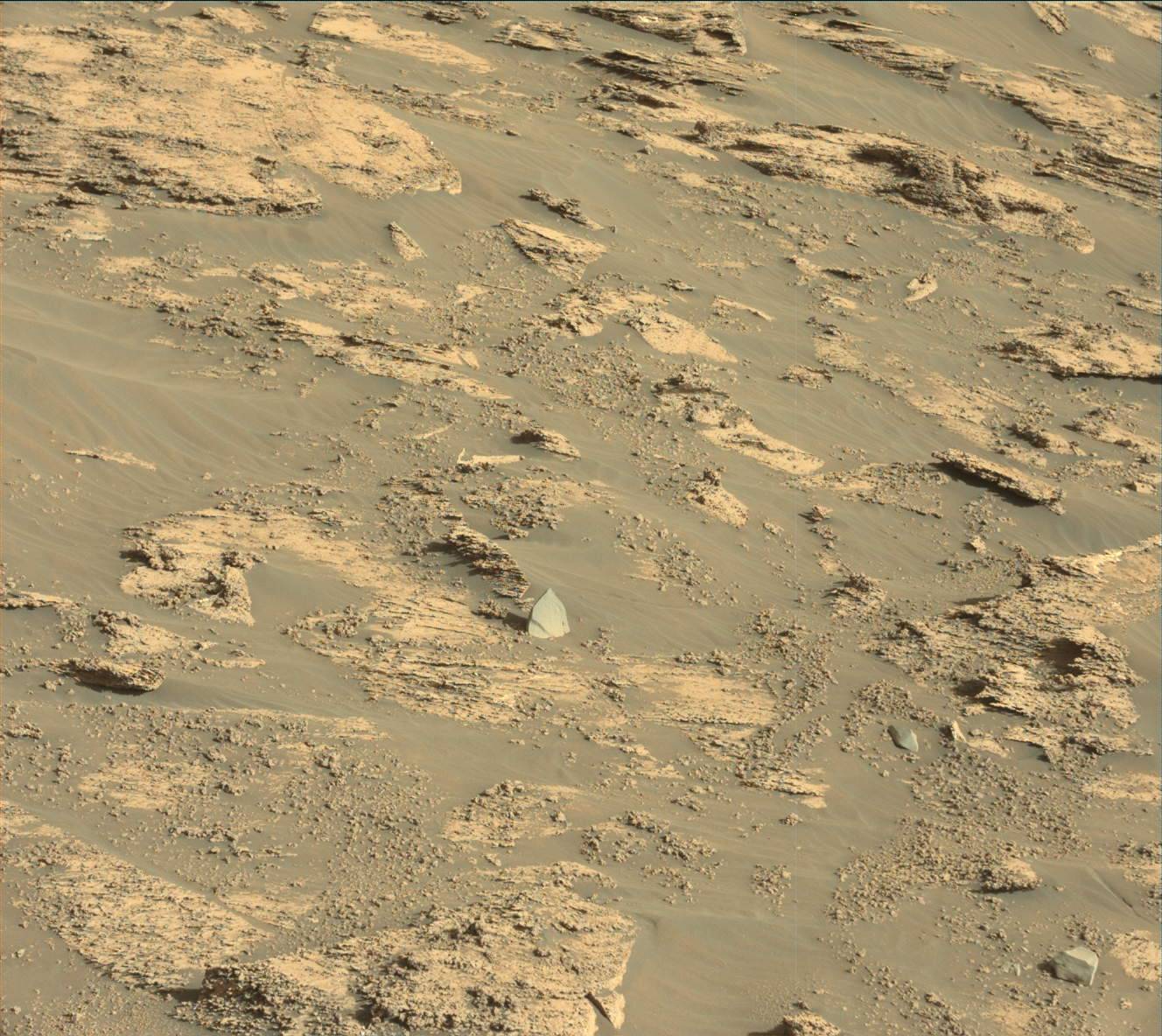 Nasa's Mars rover Curiosity acquired this image using its Mast Camera (Mastcam) on Sol 3197