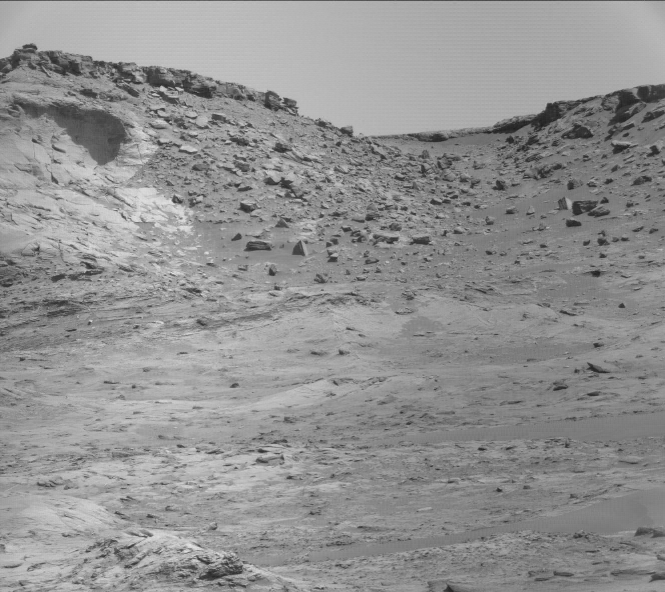 Nasa's Mars rover Curiosity acquired this image using its Mast Camera (Mastcam) on Sol 3197
