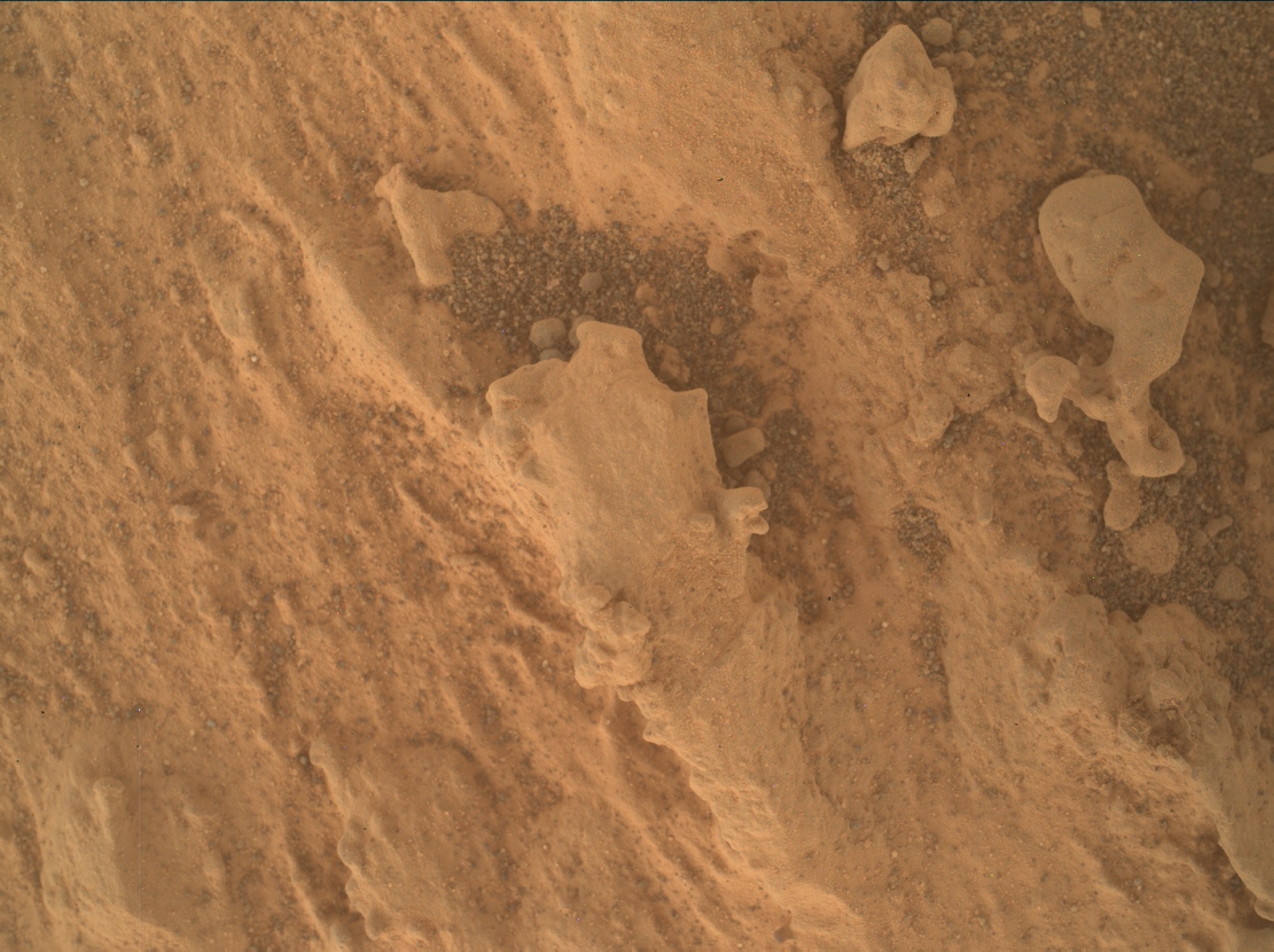 Nasa's Mars rover Curiosity acquired this image using its Mars Hand Lens Imager (MAHLI) on Sol 3197