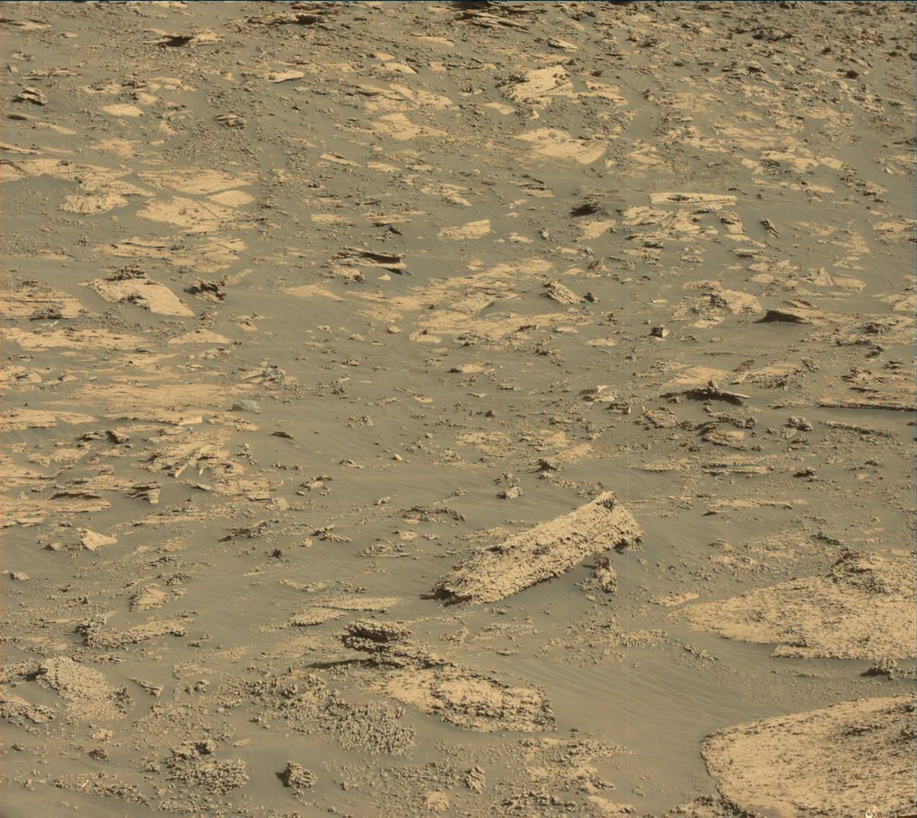 Nasa's Mars rover Curiosity acquired this image using its Mast Camera (Mastcam) on Sol 3199