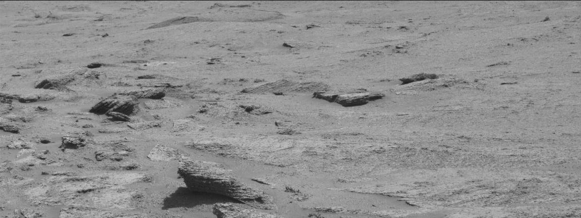 Nasa's Mars rover Curiosity acquired this image using its Mast Camera (Mastcam) on Sol 3203