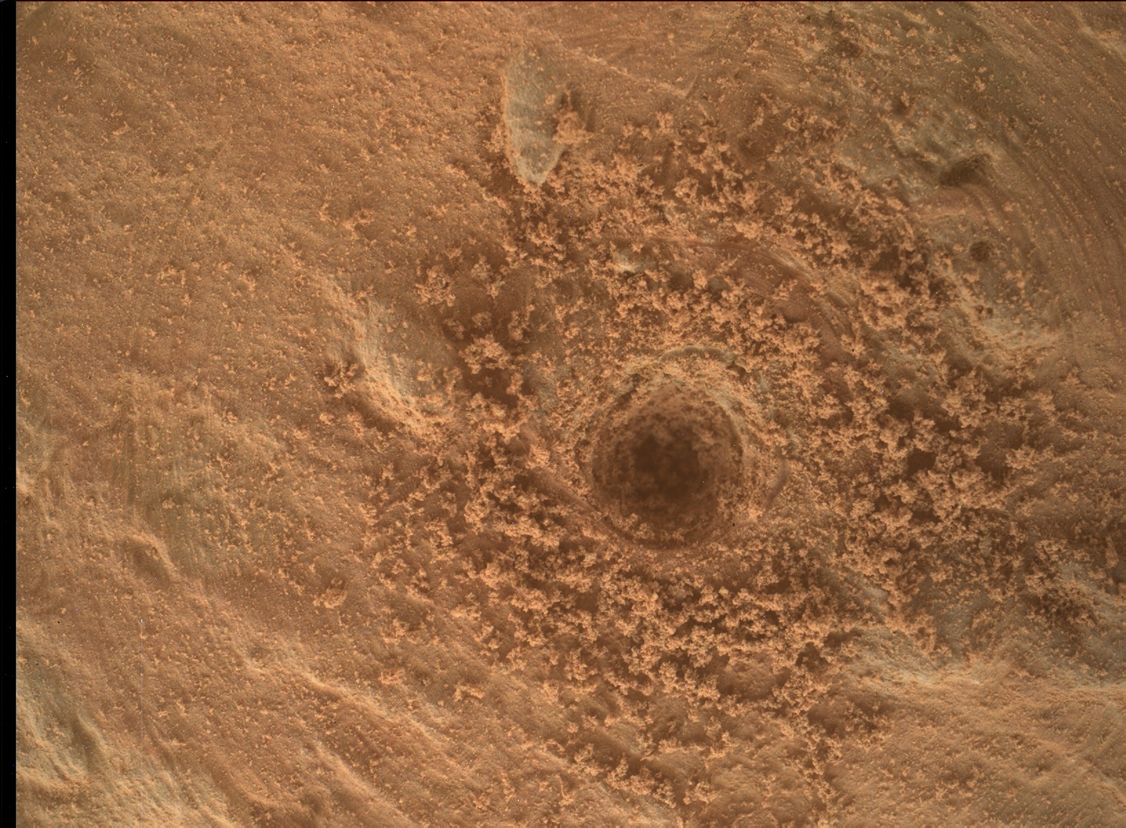 Nasa's Mars rover Curiosity acquired this image using its Mars Hand Lens Imager (MAHLI) on Sol 3203
