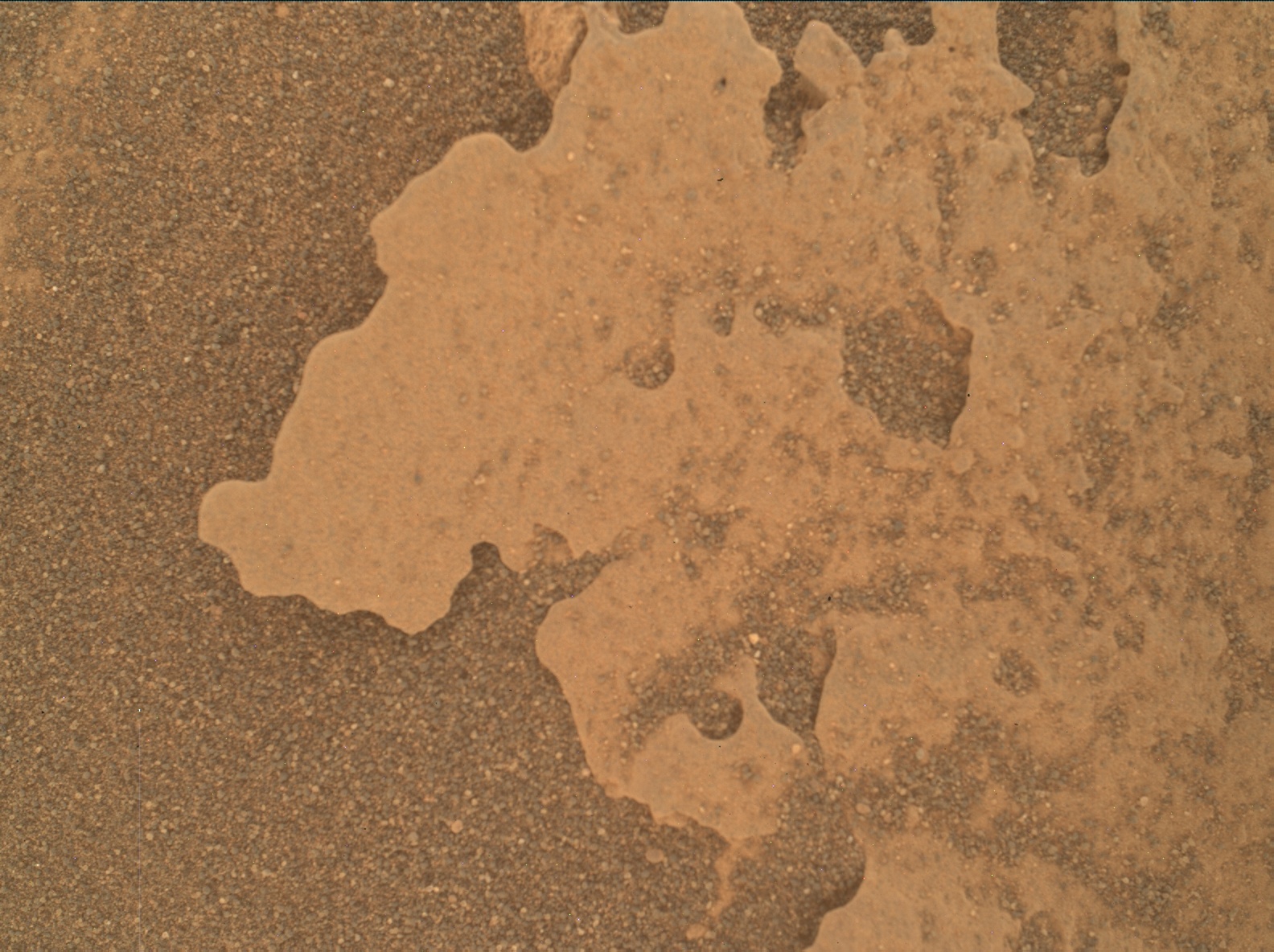 Nasa's Mars rover Curiosity acquired this image using its Mars Hand Lens Imager (MAHLI) on Sol 3204