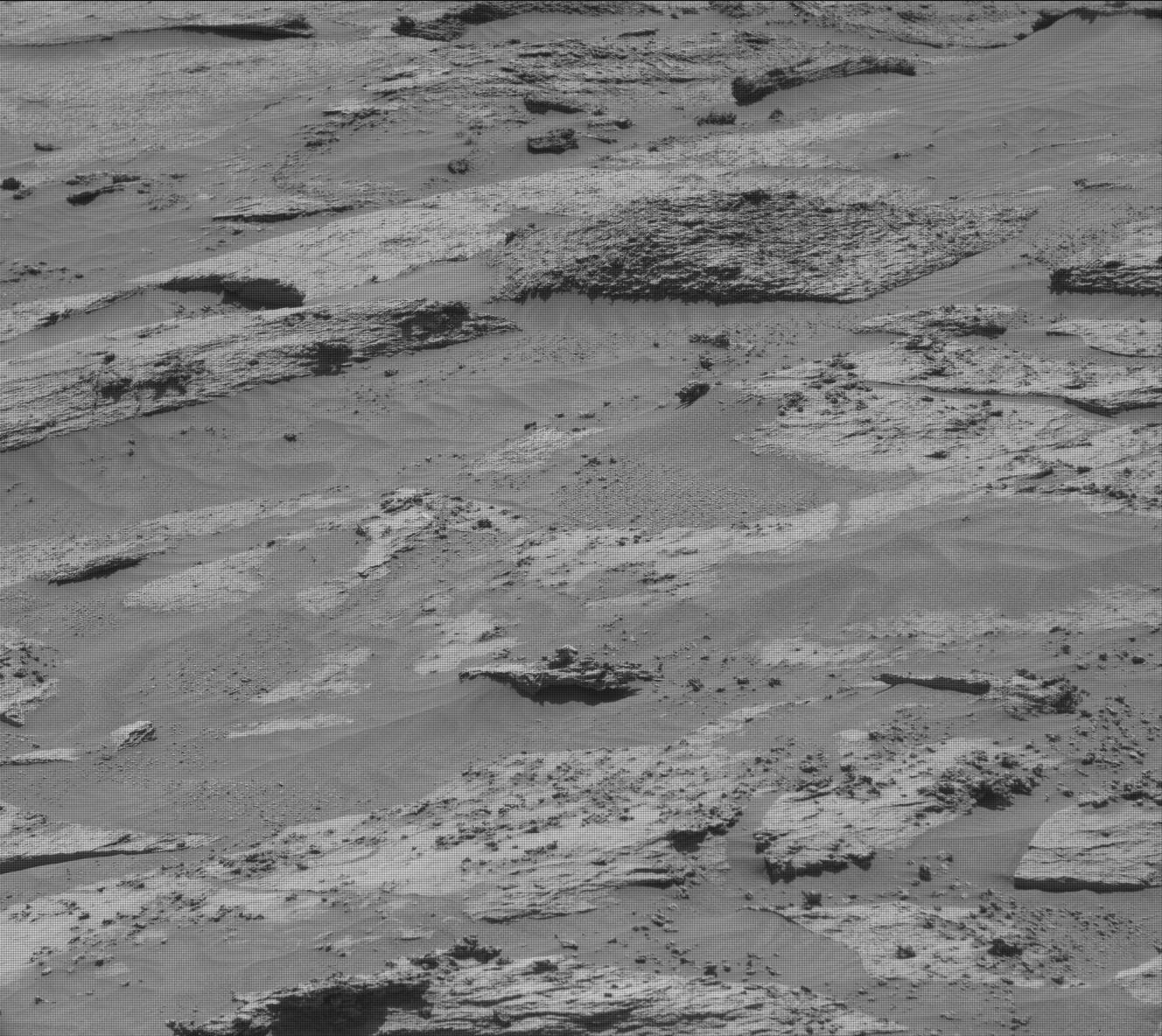 Nasa's Mars rover Curiosity acquired this image using its Mast Camera (Mastcam) on Sol 3208