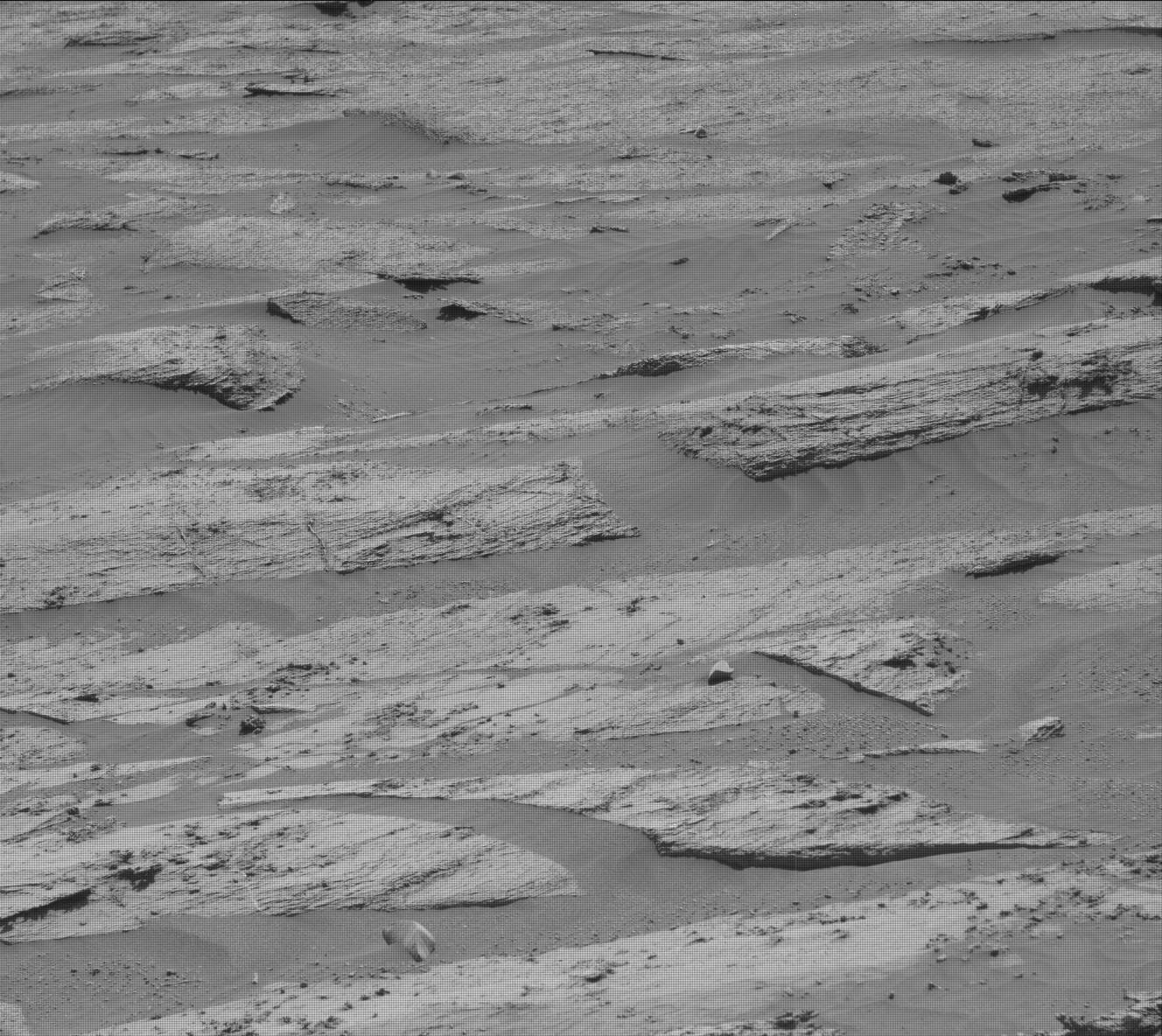Nasa's Mars rover Curiosity acquired this image using its Mast Camera (Mastcam) on Sol 3208