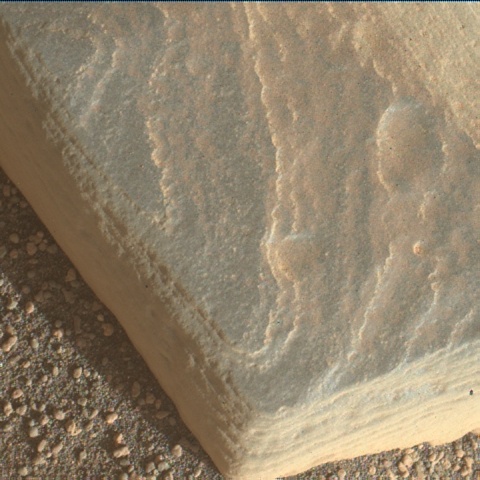 Nasa's Mars rover Curiosity acquired this image using its Mars Hand Lens Imager (MAHLI) on Sol 3208