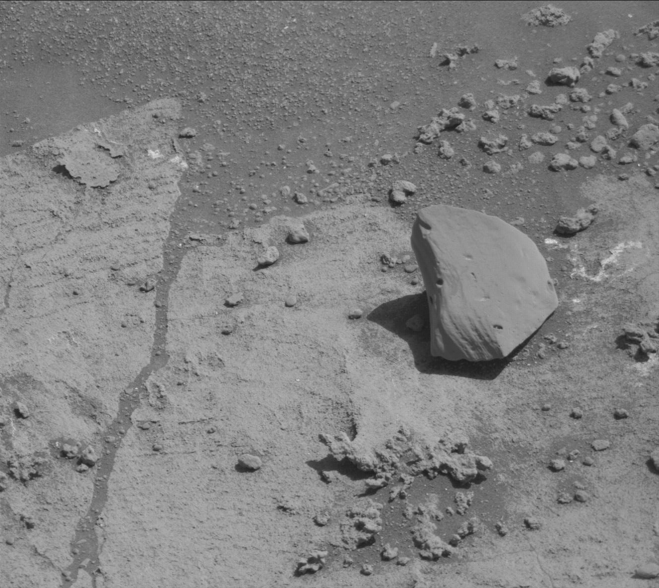 Nasa's Mars rover Curiosity acquired this image using its Mast Camera (Mastcam) on Sol 3209